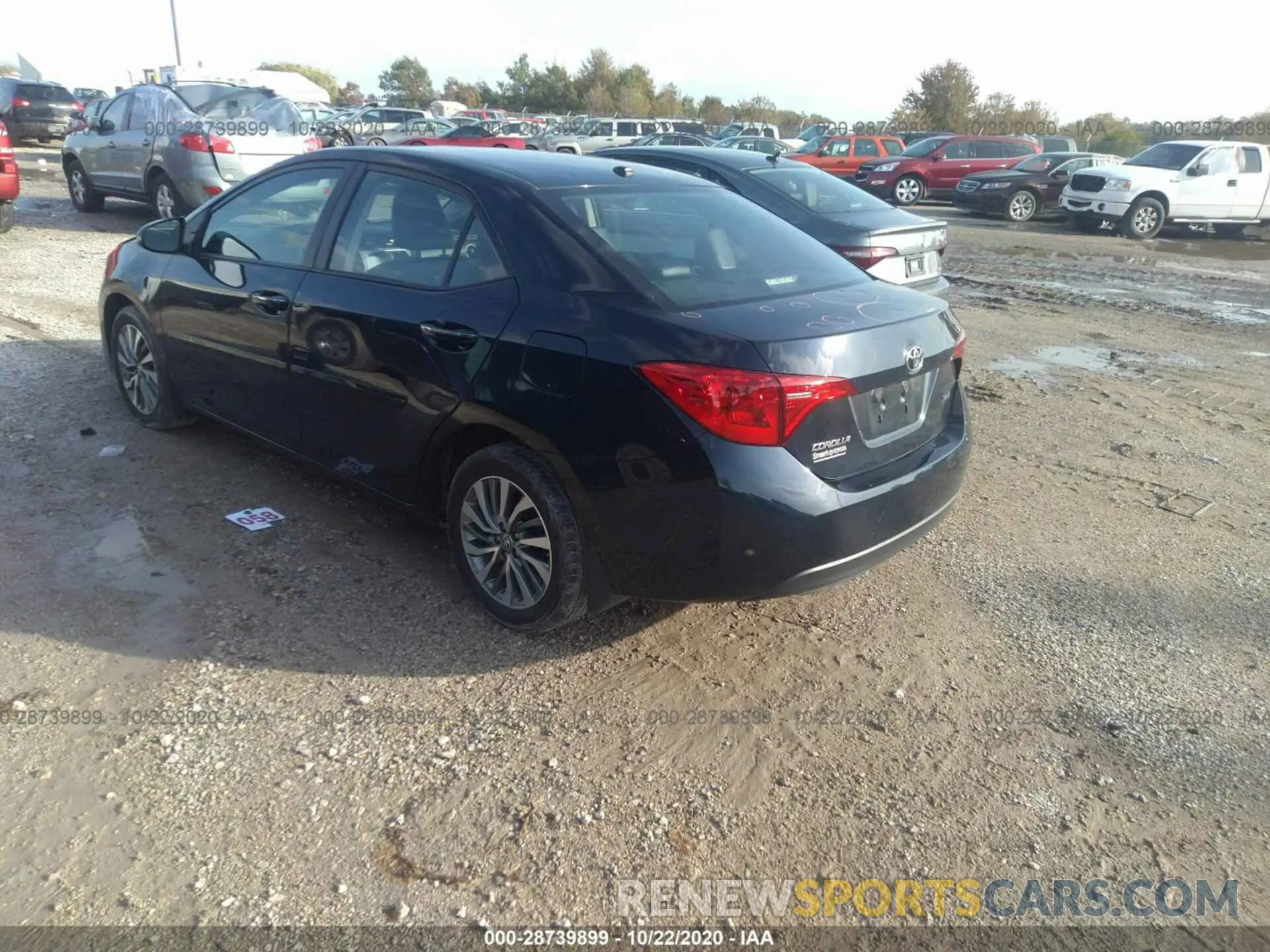 3 Photograph of a damaged car 2T1BURHE5KC205372 TOYOTA COROLLA 2019