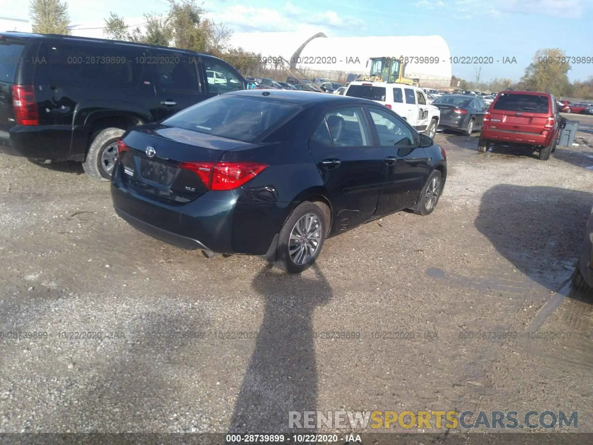4 Photograph of a damaged car 2T1BURHE5KC205372 TOYOTA COROLLA 2019