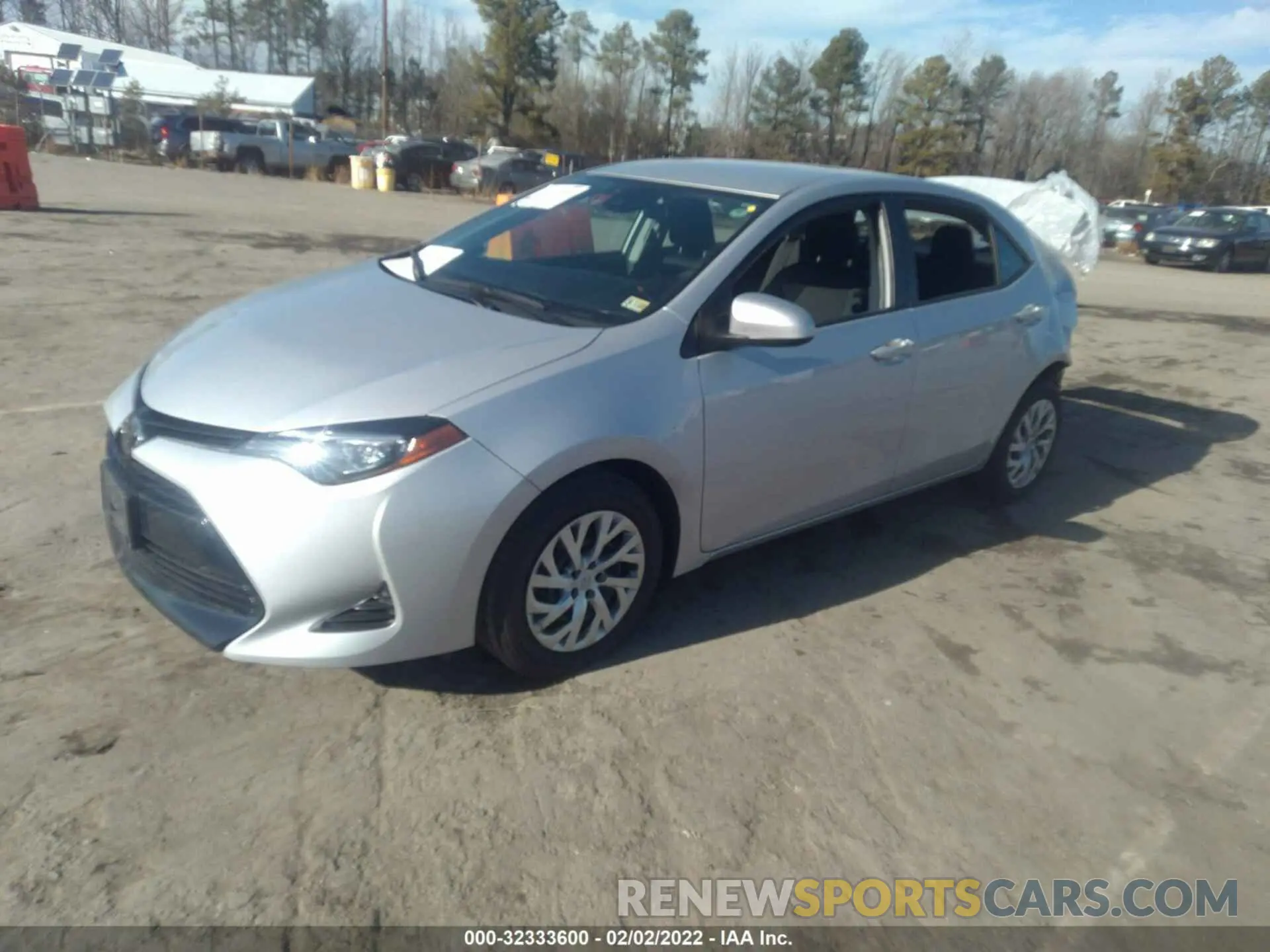 2 Photograph of a damaged car 2T1BURHE5KC206764 TOYOTA COROLLA 2019