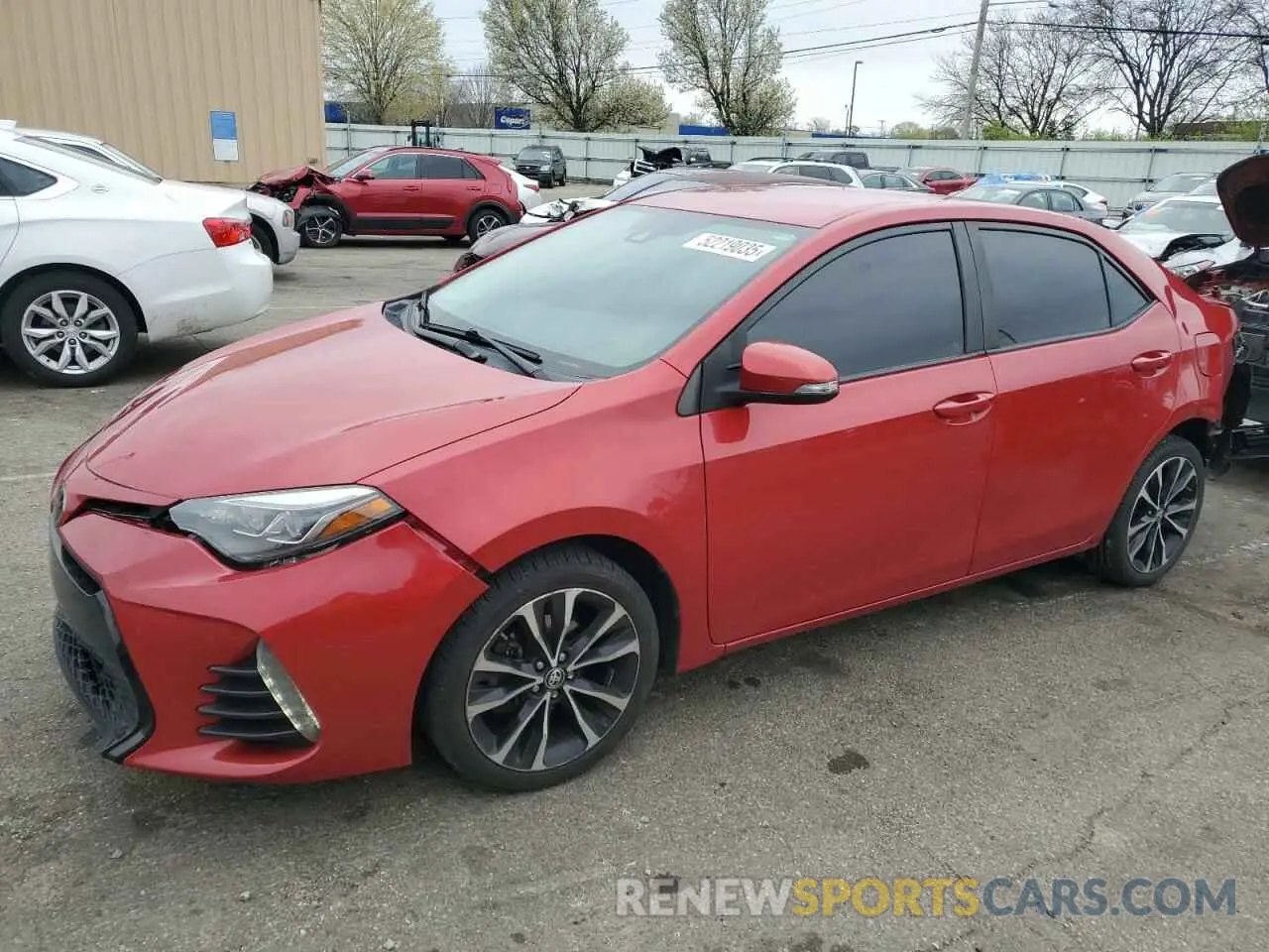 1 Фотография поврежденного автомобиля 2T1BURHE5KC206876 TOYOTA COROLLA 2019