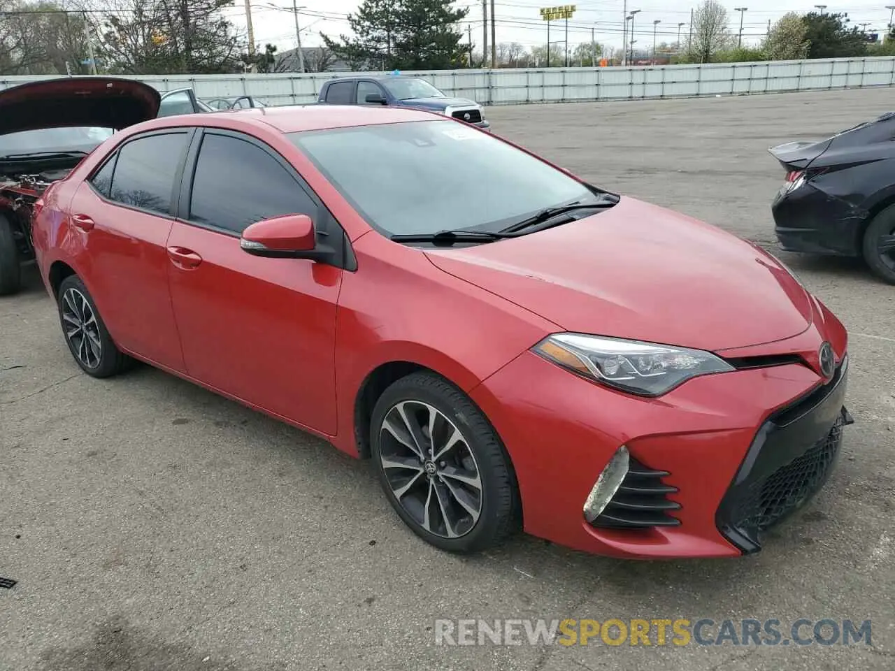 4 Фотография поврежденного автомобиля 2T1BURHE5KC206876 TOYOTA COROLLA 2019