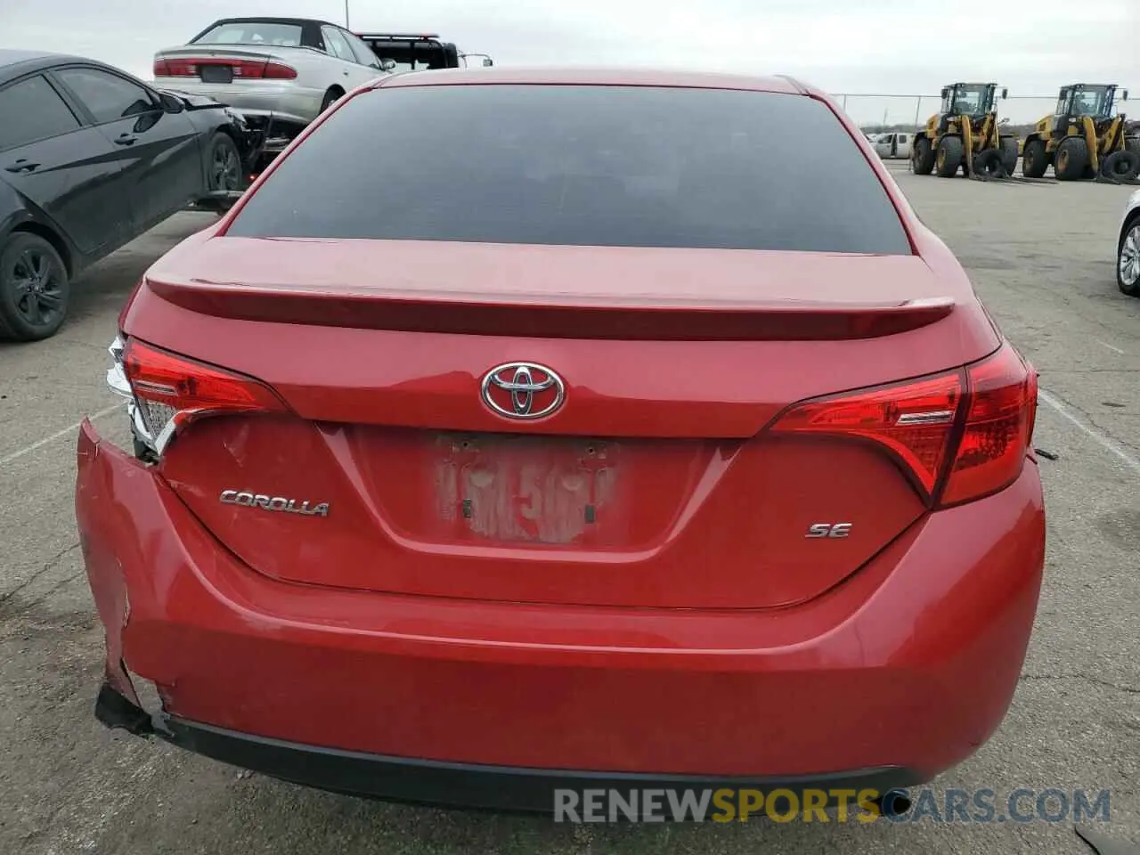 6 Фотография поврежденного автомобиля 2T1BURHE5KC206876 TOYOTA COROLLA 2019