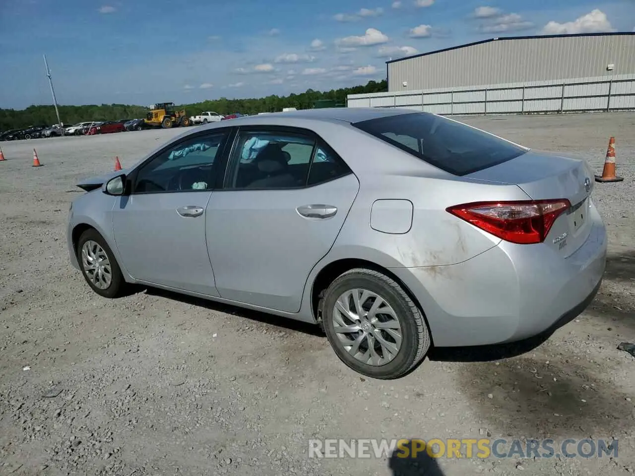 2 Photograph of a damaged car 2T1BURHE5KC219319 TOYOTA COROLLA 2019