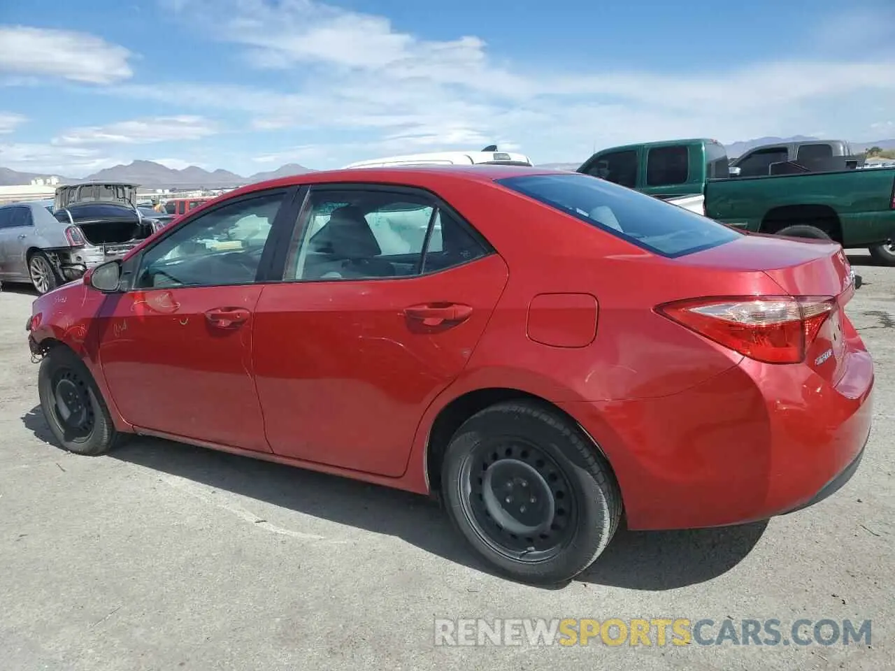 2 Фотография поврежденного автомобиля 2T1BURHE5KC221636 TOYOTA COROLLA 2019