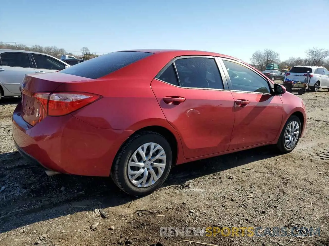 3 Photograph of a damaged car 2T1BURHE5KC224357 TOYOTA COROLLA 2019