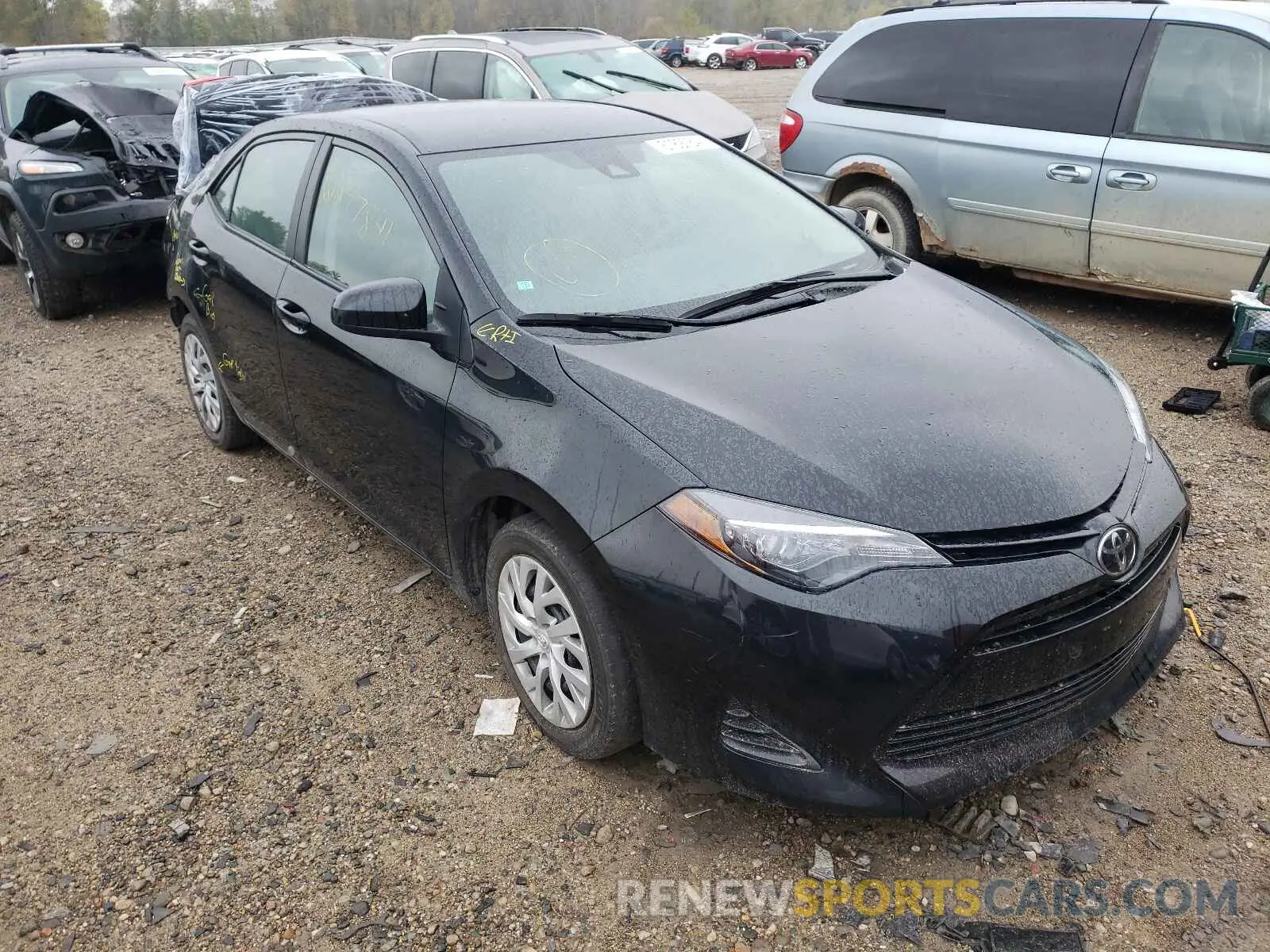 1 Photograph of a damaged car 2T1BURHE5KC228778 TOYOTA COROLLA 2019