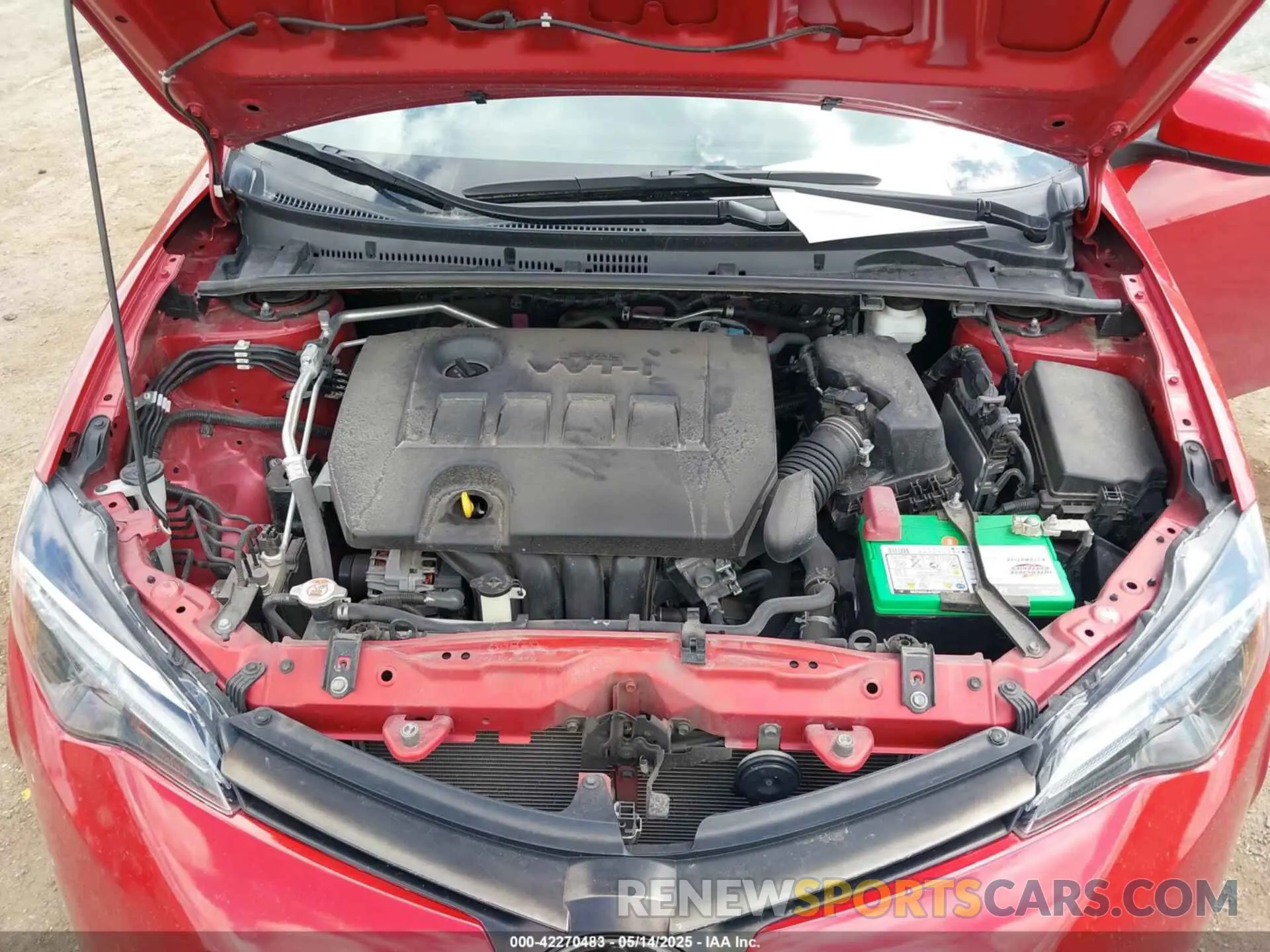 10 Photograph of a damaged car 2T1BURHE5KC237576 TOYOTA COROLLA 2019