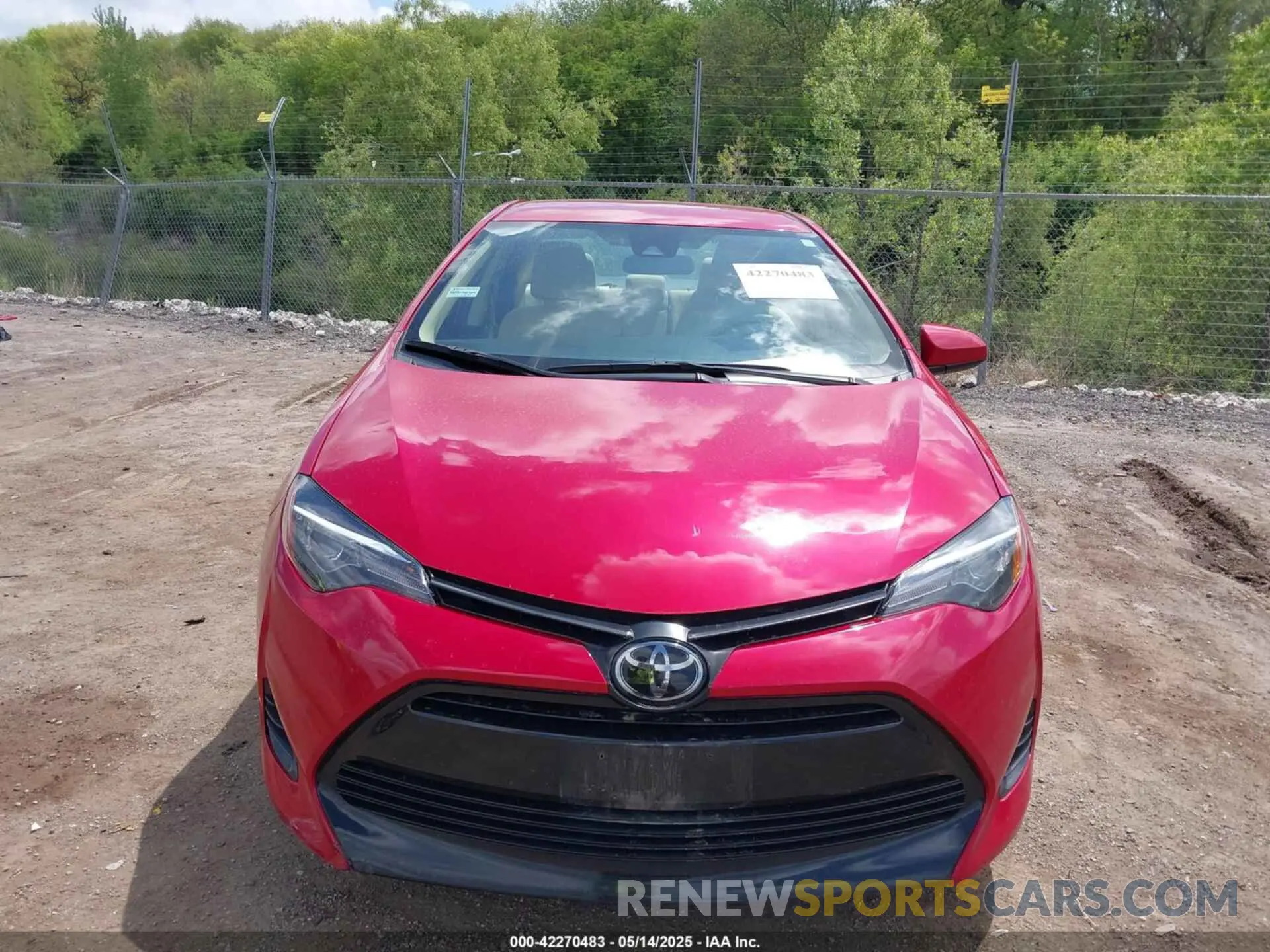 12 Photograph of a damaged car 2T1BURHE5KC237576 TOYOTA COROLLA 2019
