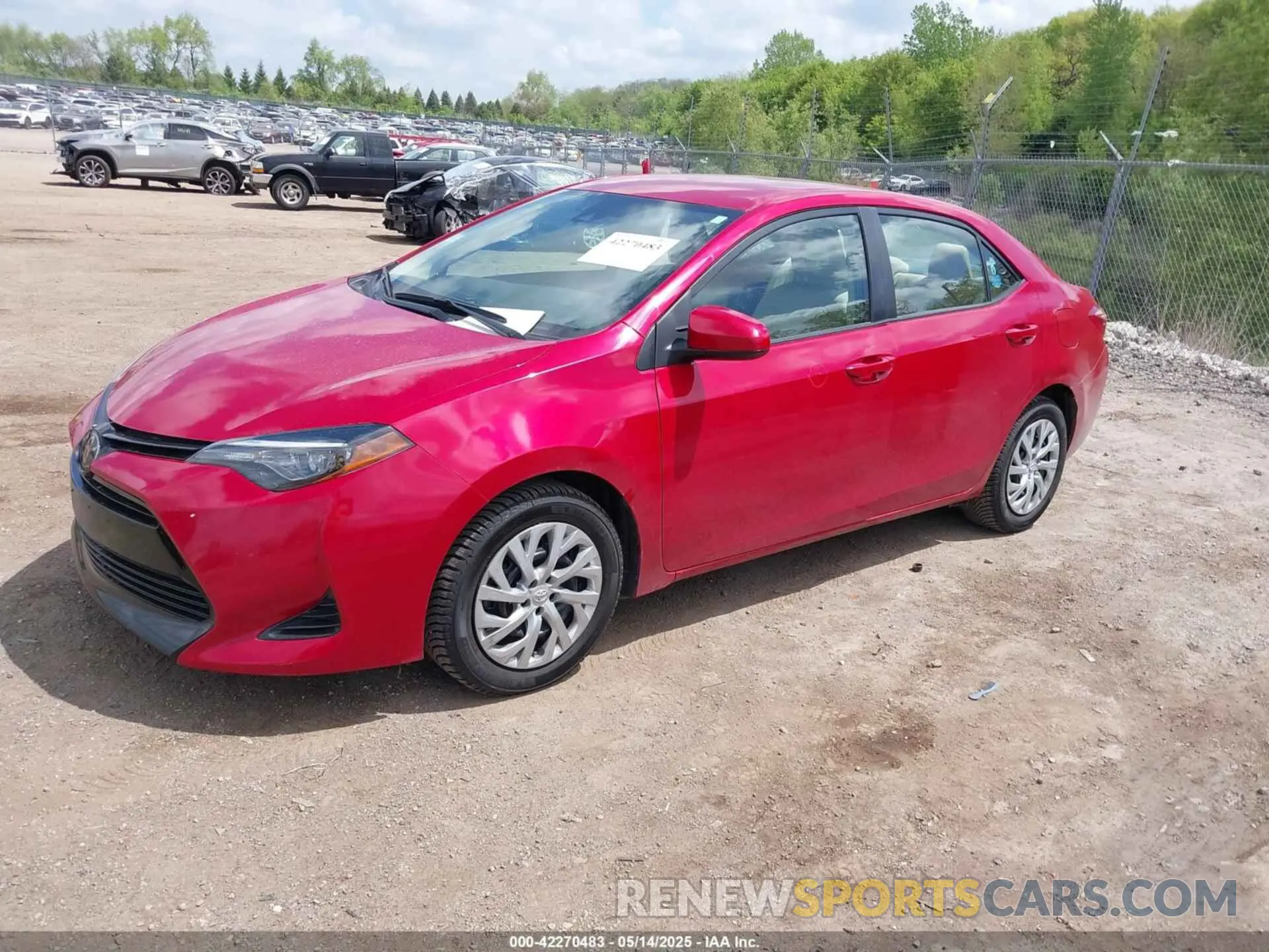 2 Photograph of a damaged car 2T1BURHE5KC237576 TOYOTA COROLLA 2019