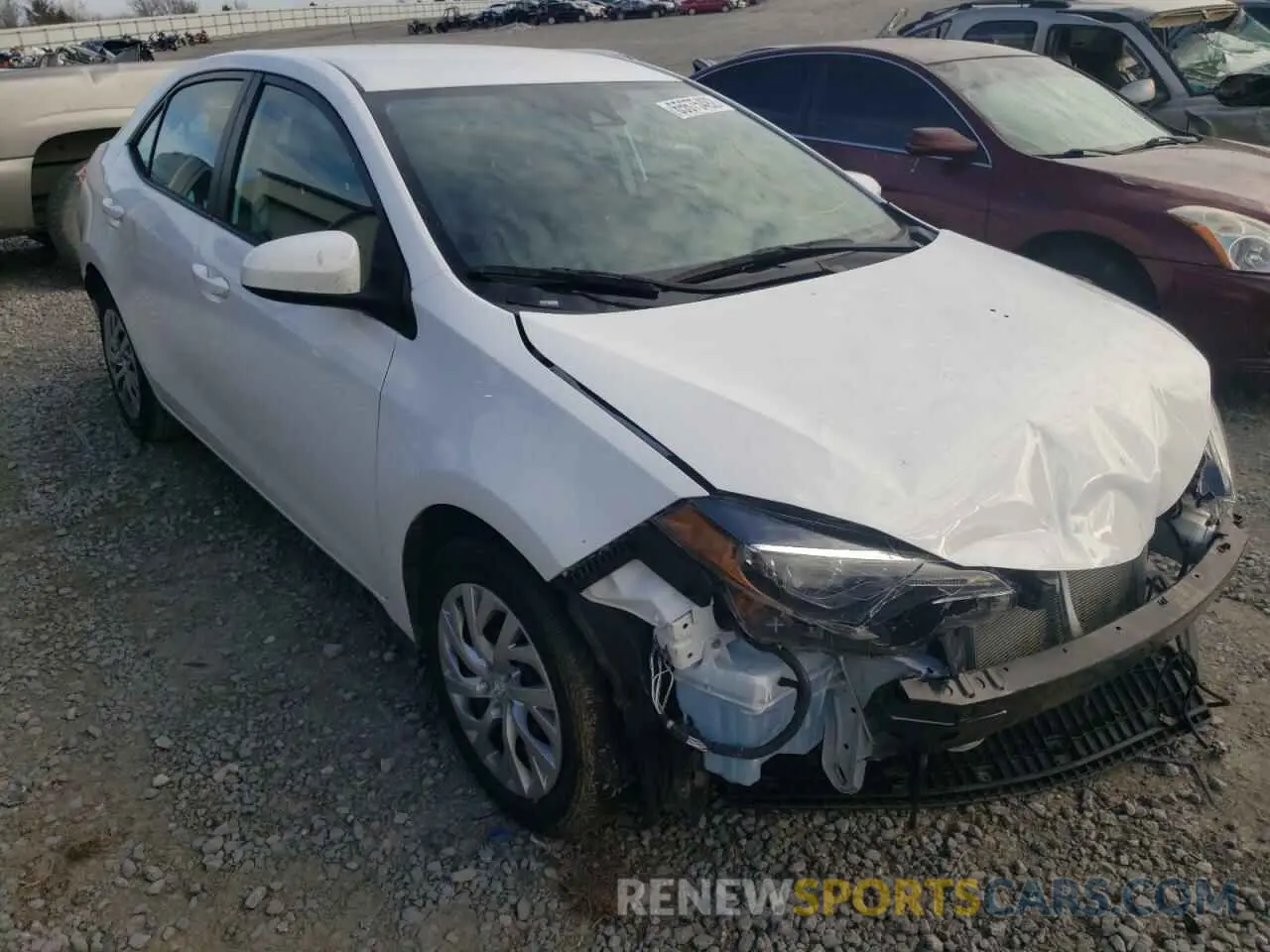 1 Фотография поврежденного автомобиля 2T1BURHE5KC240073 TOYOTA COROLLA 2019