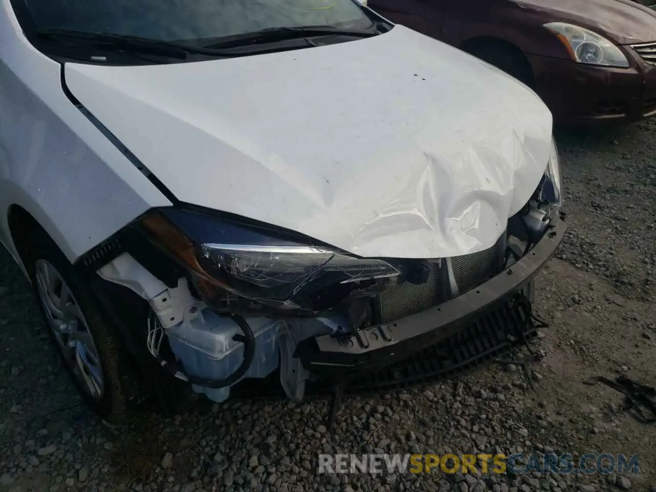 9 Фотография поврежденного автомобиля 2T1BURHE5KC240073 TOYOTA COROLLA 2019
