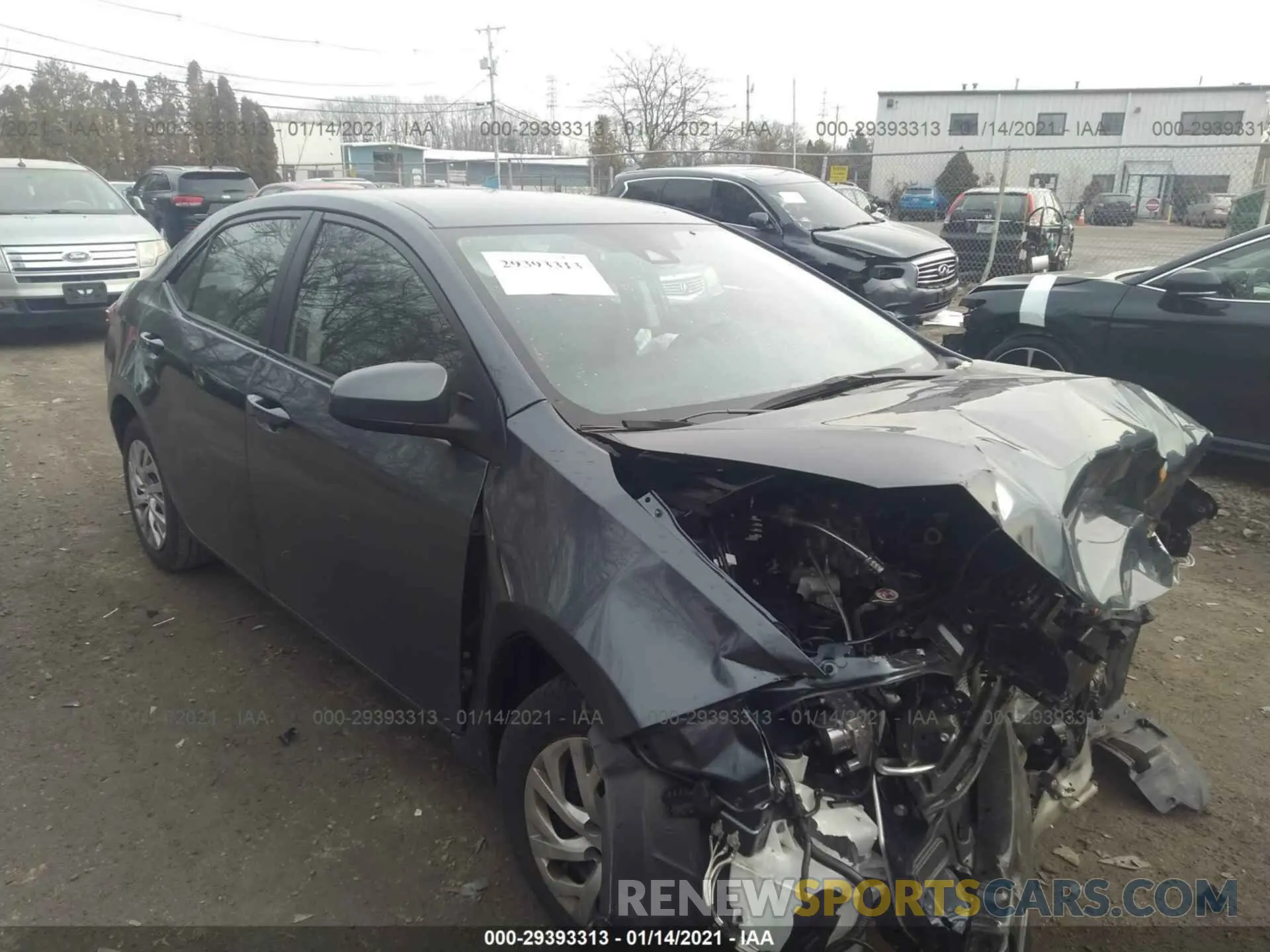 1 Photograph of a damaged car 2T1BURHE5KC246293 TOYOTA COROLLA 2019