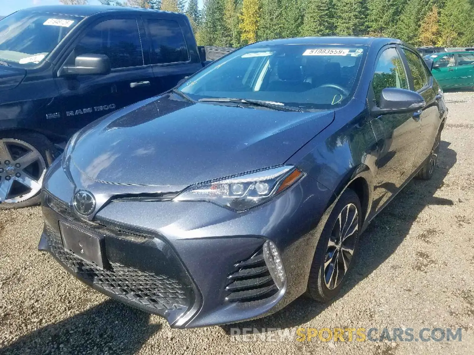 2 Photograph of a damaged car 2T1BURHE6KC149605 TOYOTA COROLLA 2019