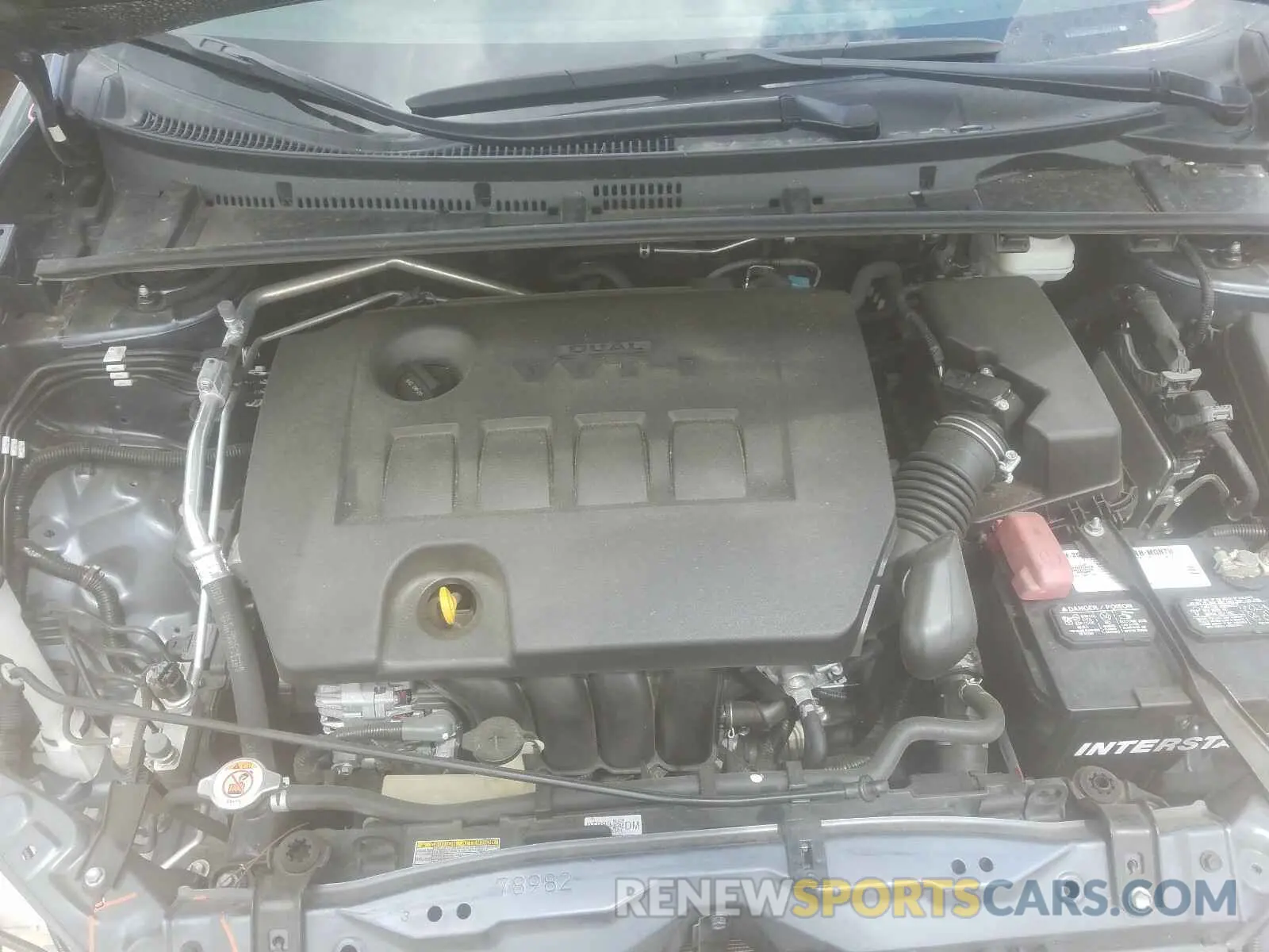 7 Photograph of a damaged car 2T1BURHE6KC150799 TOYOTA COROLLA 2019