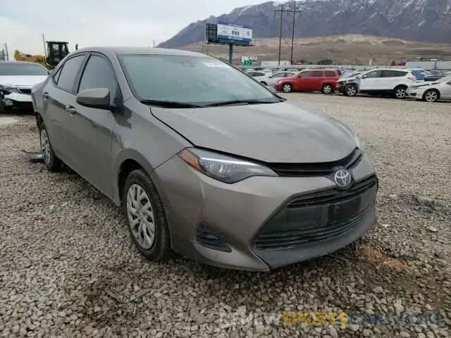 1 Photograph of a damaged car 2T1BURHE6KC161026 TOYOTA COROLLA 2019