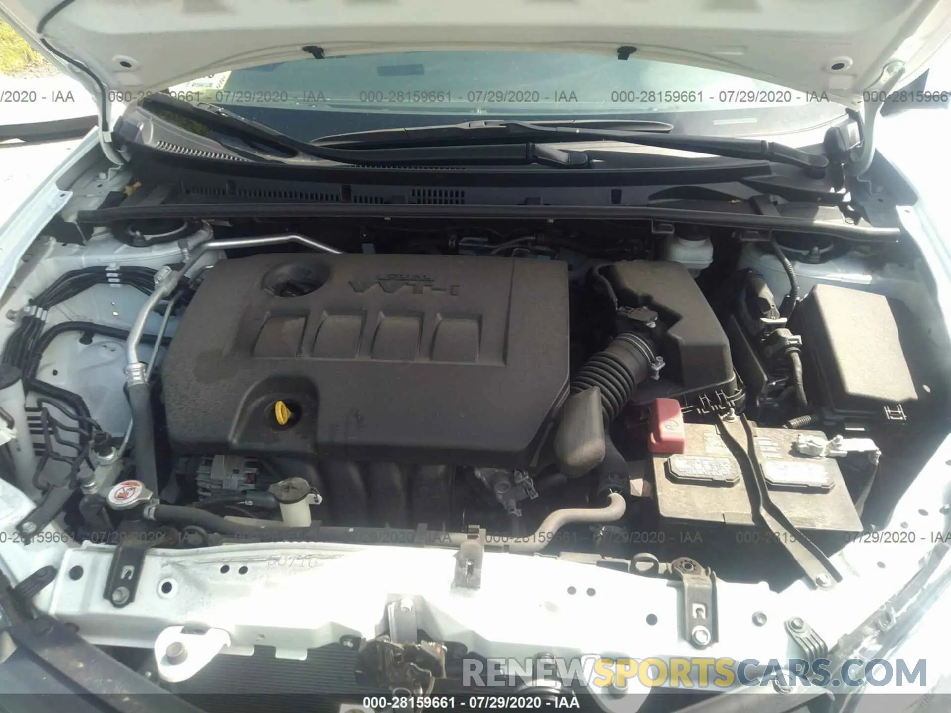 10 Photograph of a damaged car 2T1BURHE6KC172527 TOYOTA COROLLA 2019