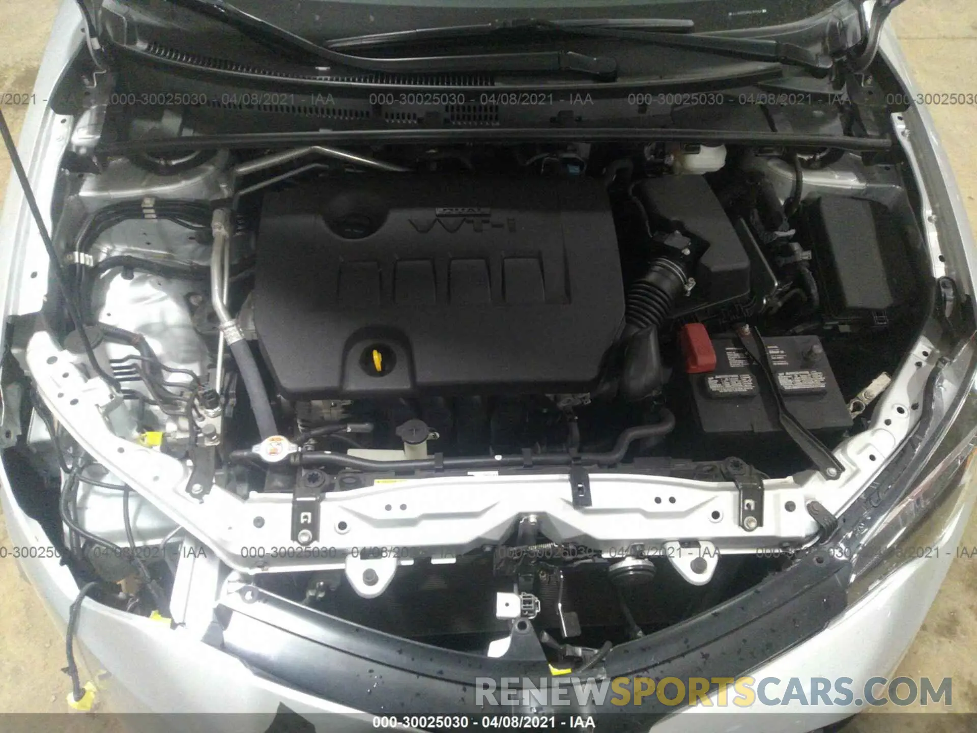 10 Photograph of a damaged car 2T1BURHE6KC185469 TOYOTA COROLLA 2019