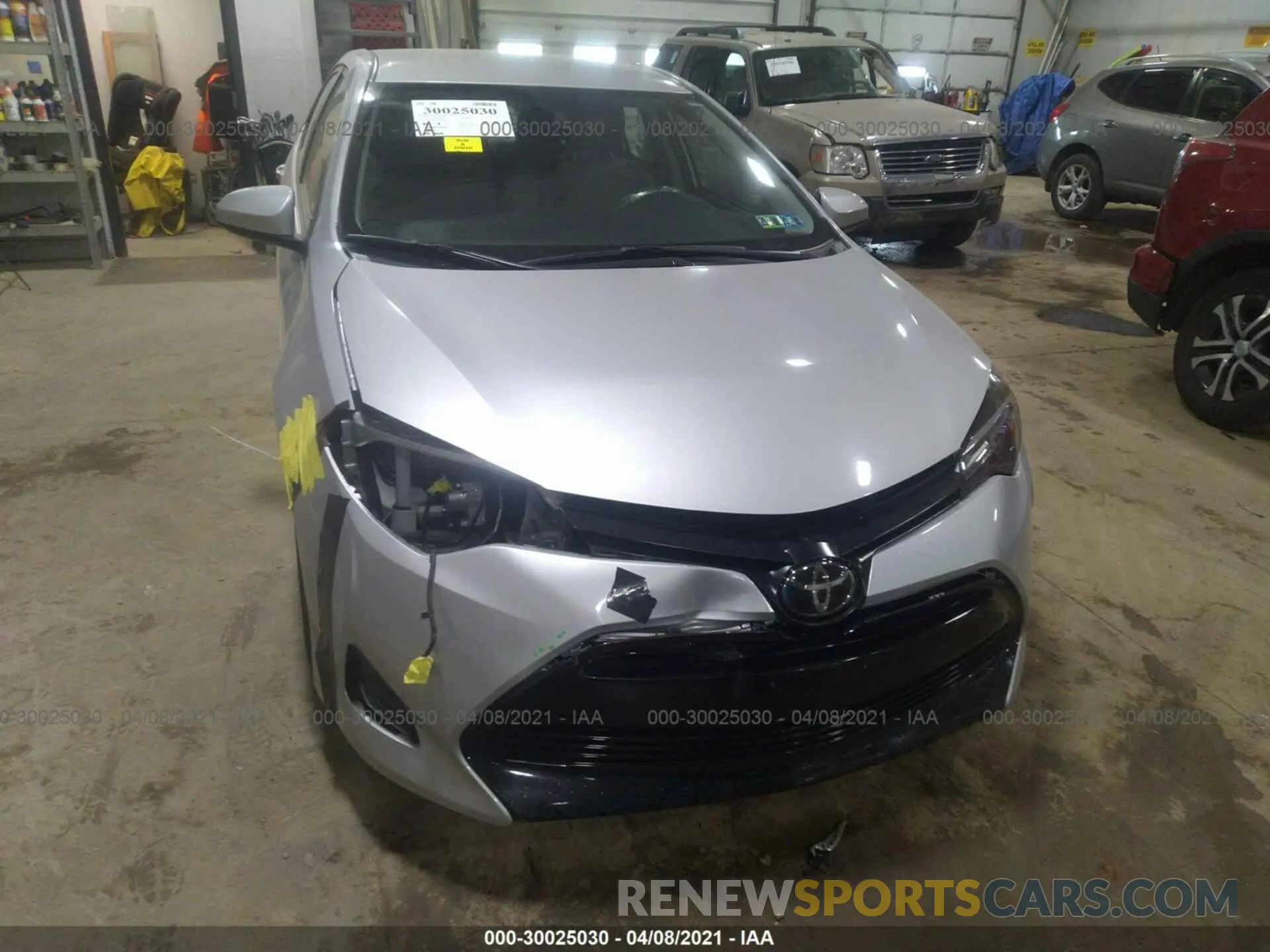 6 Photograph of a damaged car 2T1BURHE6KC185469 TOYOTA COROLLA 2019