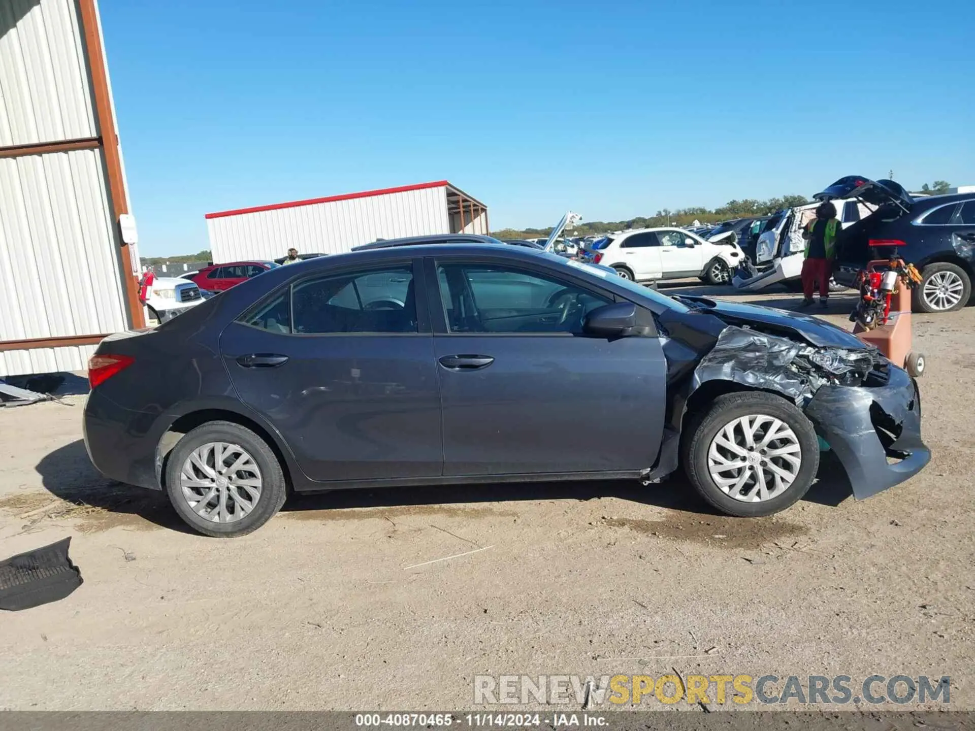 13 Photograph of a damaged car 2T1BURHE6KC188162 TOYOTA COROLLA 2019