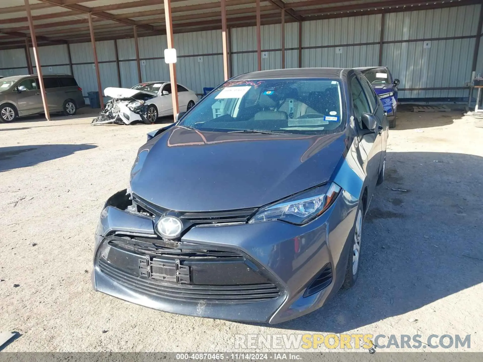 2 Photograph of a damaged car 2T1BURHE6KC188162 TOYOTA COROLLA 2019