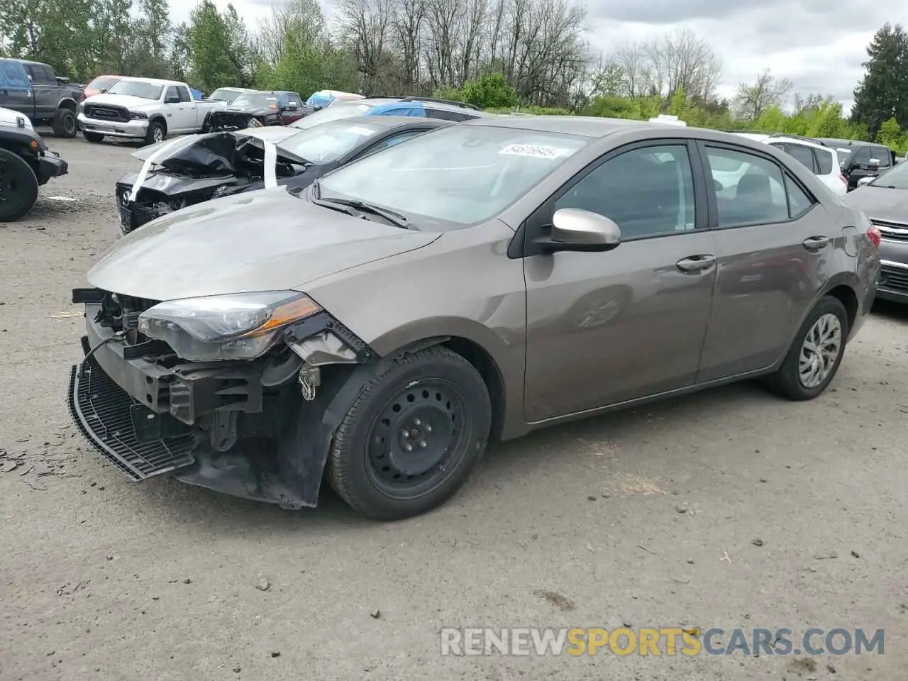 1 Photograph of a damaged car 2T1BURHE6KC190428 TOYOTA COROLLA 2019