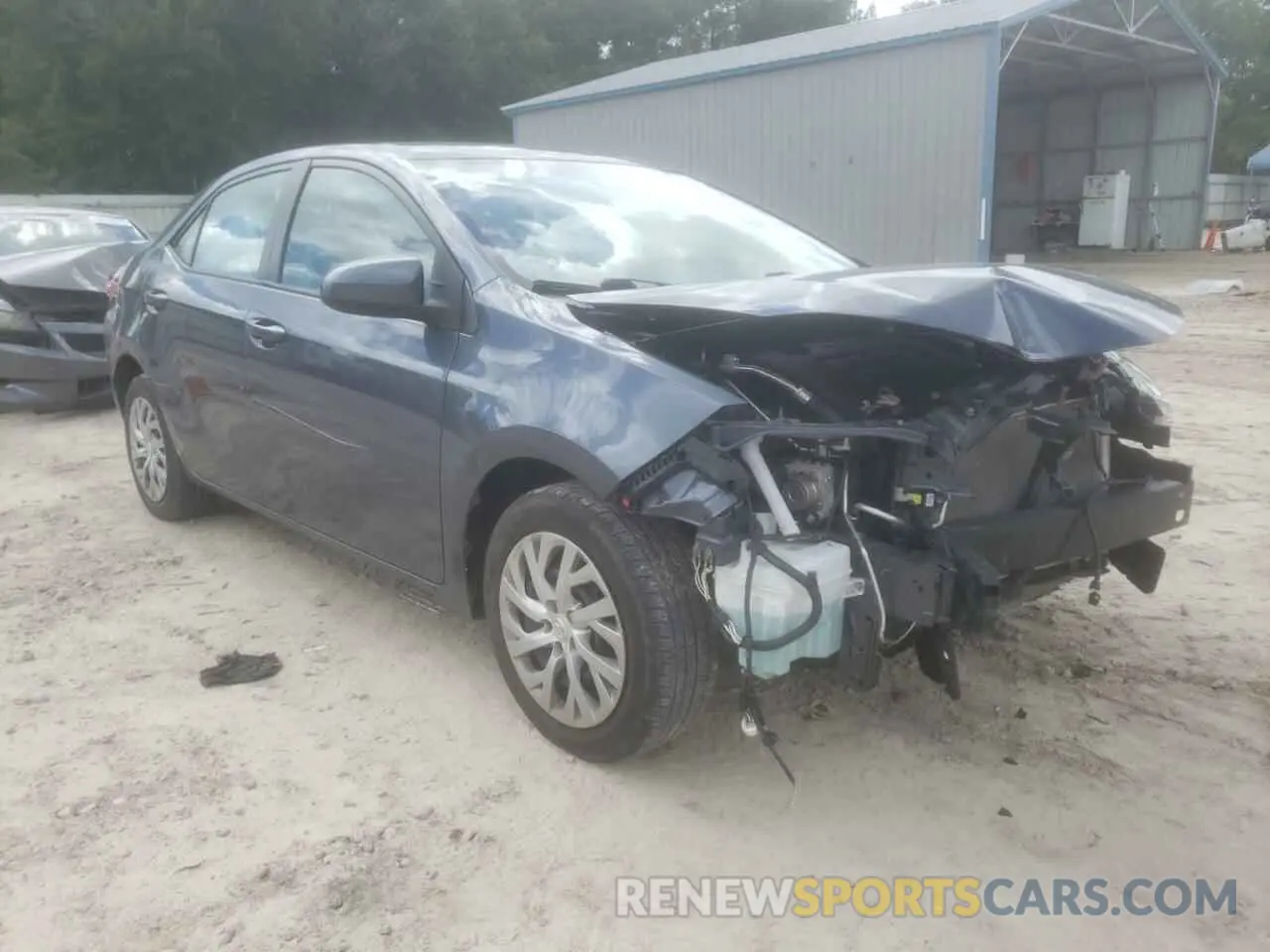1 Photograph of a damaged car 2T1BURHE6KC195015 TOYOTA COROLLA 2019