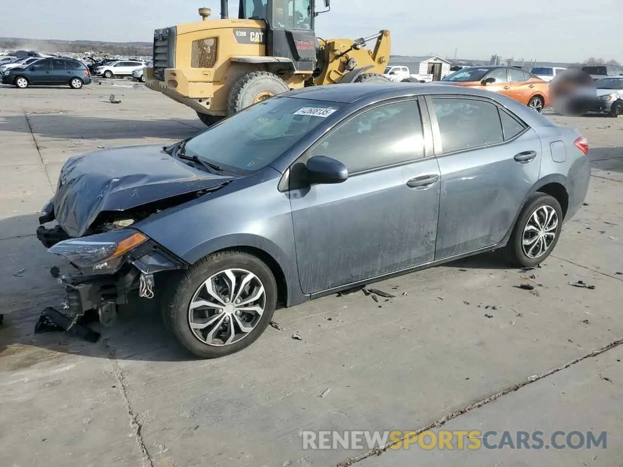1 Фотография поврежденного автомобиля 2T1BURHE6KC195516 TOYOTA COROLLA 2019