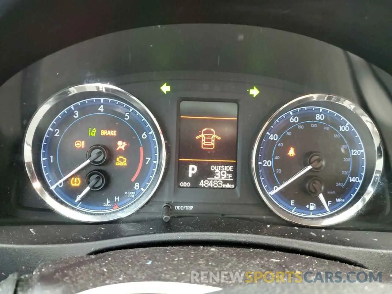 8 Photograph of a damaged car 2T1BURHE6KC202612 TOYOTA COROLLA 2019
