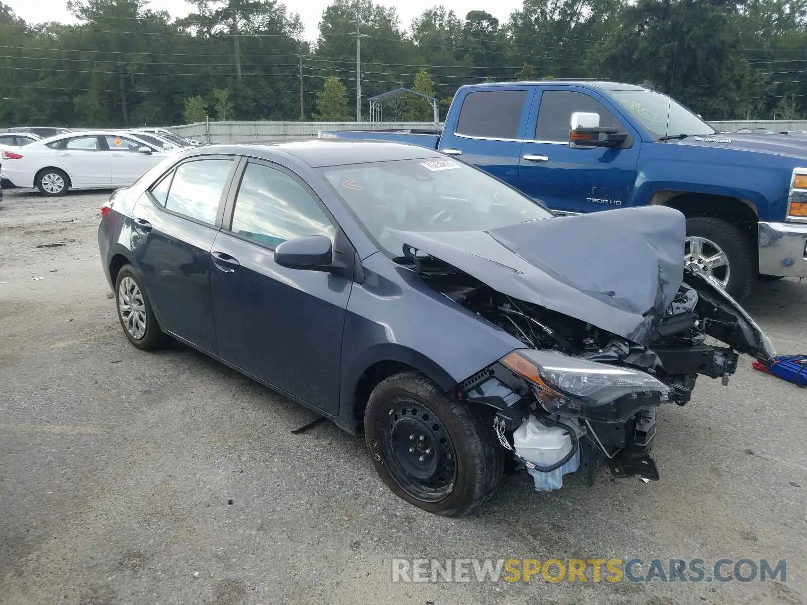1 Photograph of a damaged car 2T1BURHE6KC222813 TOYOTA COROLLA 2019