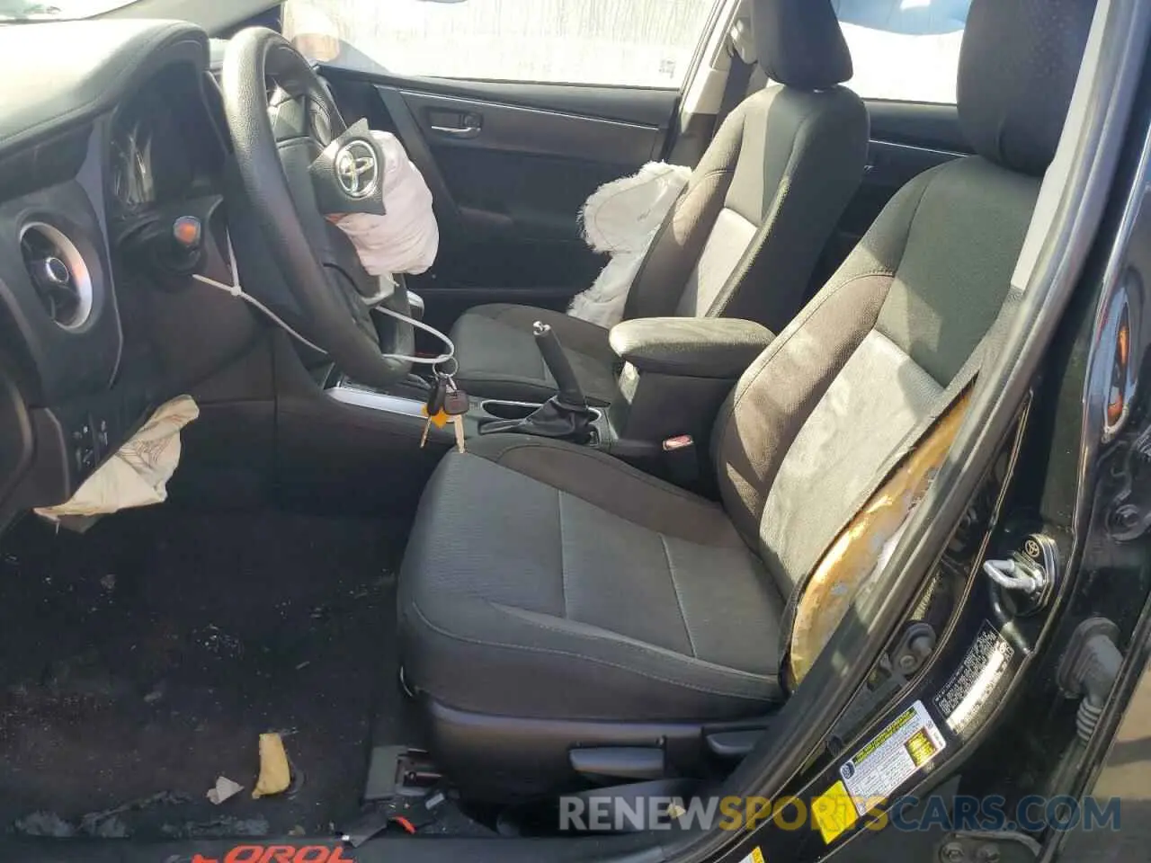 7 Фотография поврежденного автомобиля 2T1BURHE6KC231835 TOYOTA COROLLA 2019