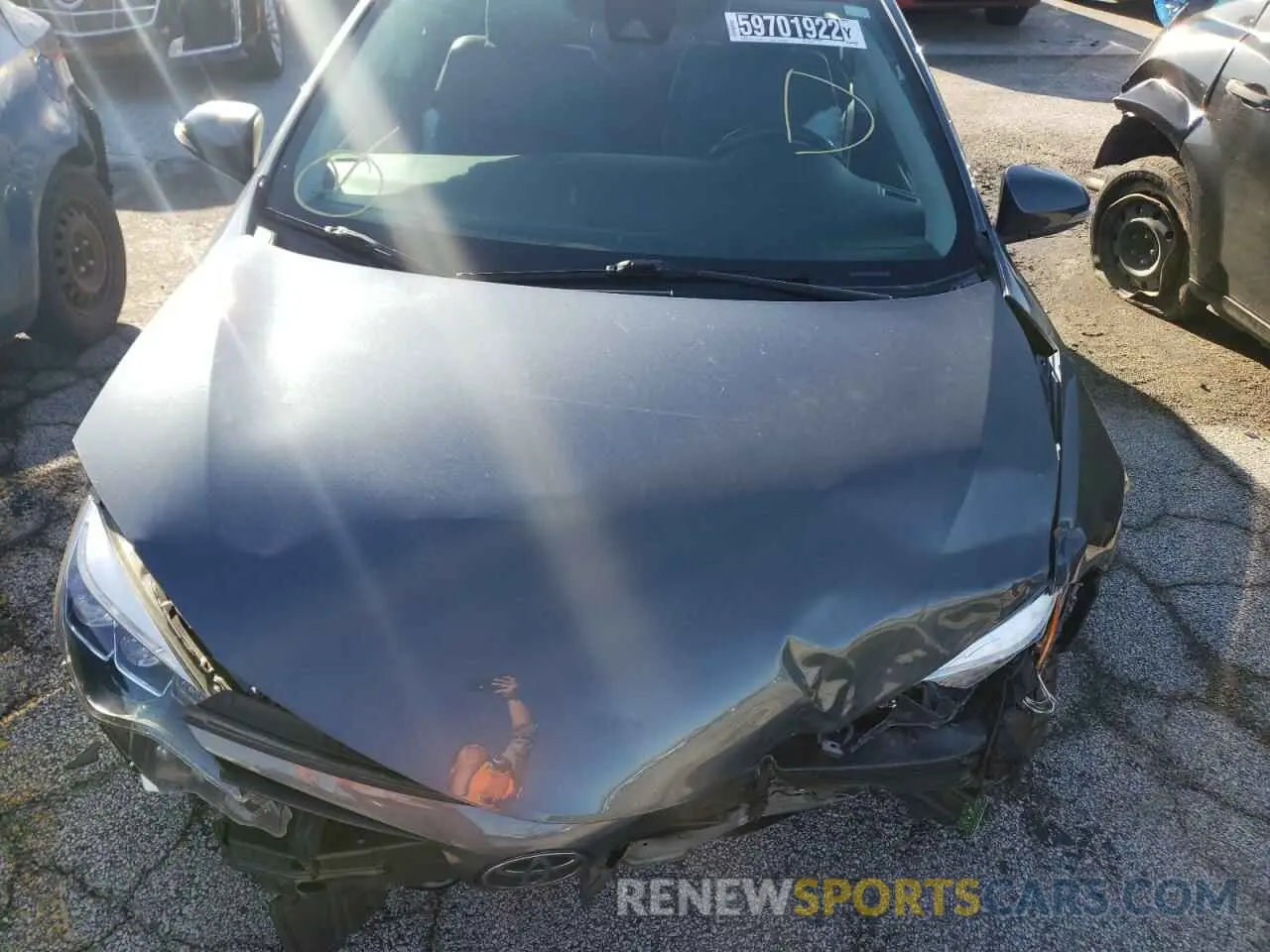 7 Фотография поврежденного автомобиля 2T1BURHE6KC241930 TOYOTA COROLLA 2019