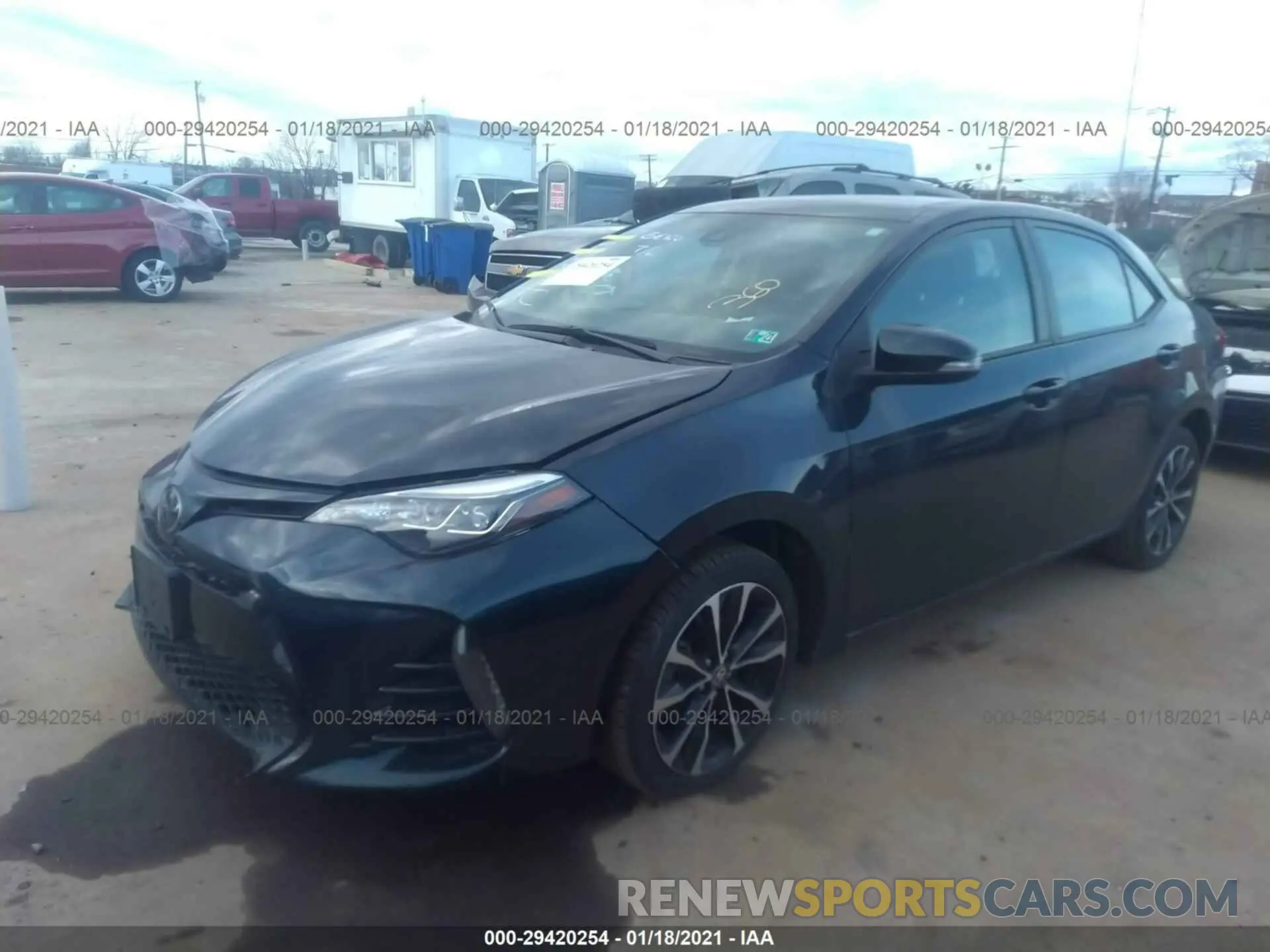2 Photograph of a damaged car 2T1BURHE7KC132456 TOYOTA COROLLA 2019