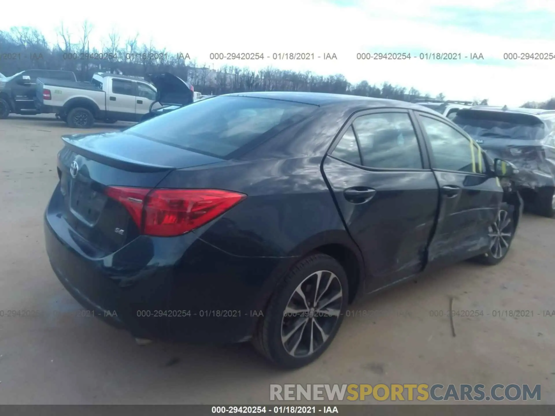 4 Photograph of a damaged car 2T1BURHE7KC132456 TOYOTA COROLLA 2019