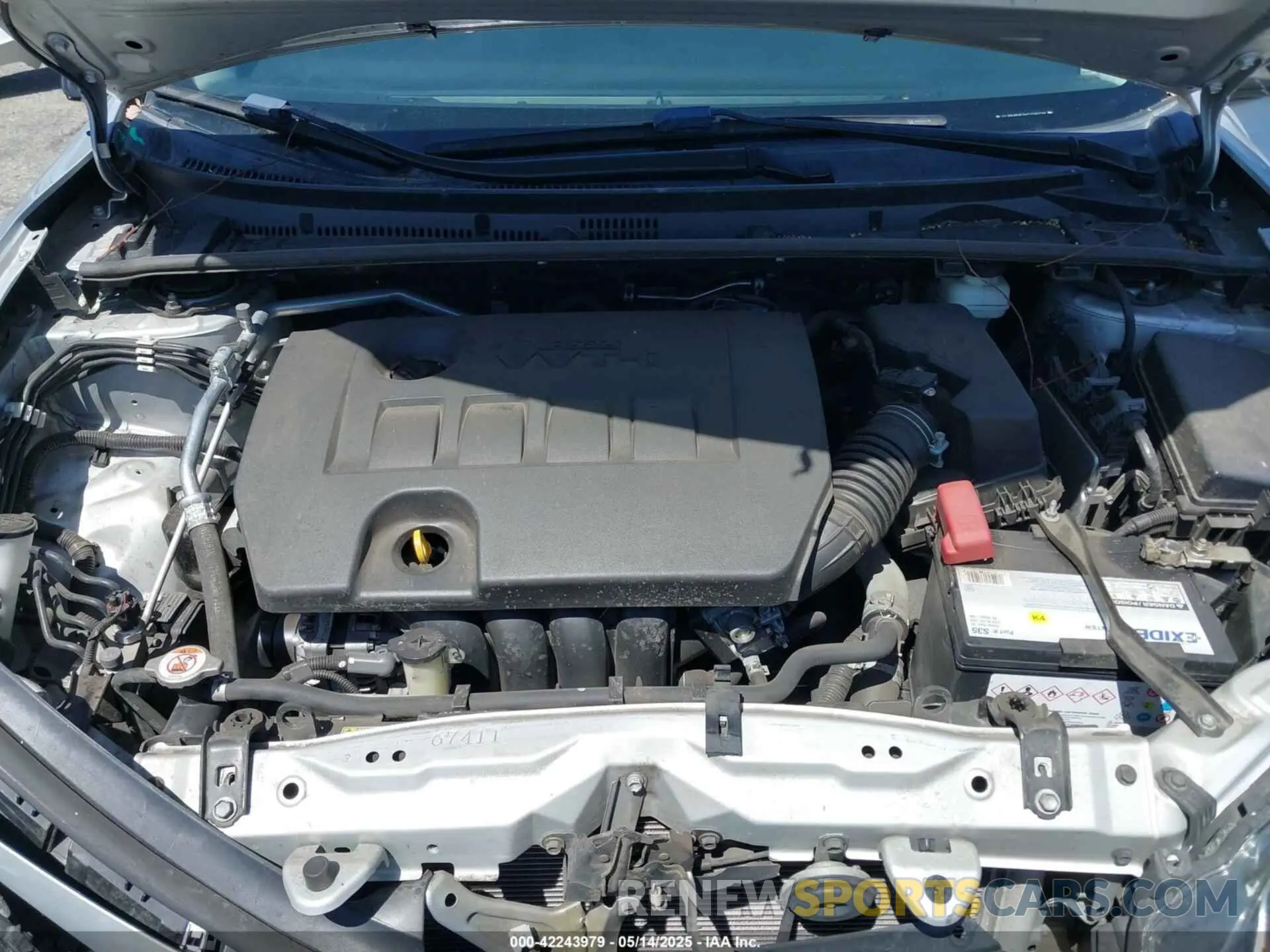 10 Photograph of a damaged car 2T1BURHE7KC139228 TOYOTA COROLLA 2019