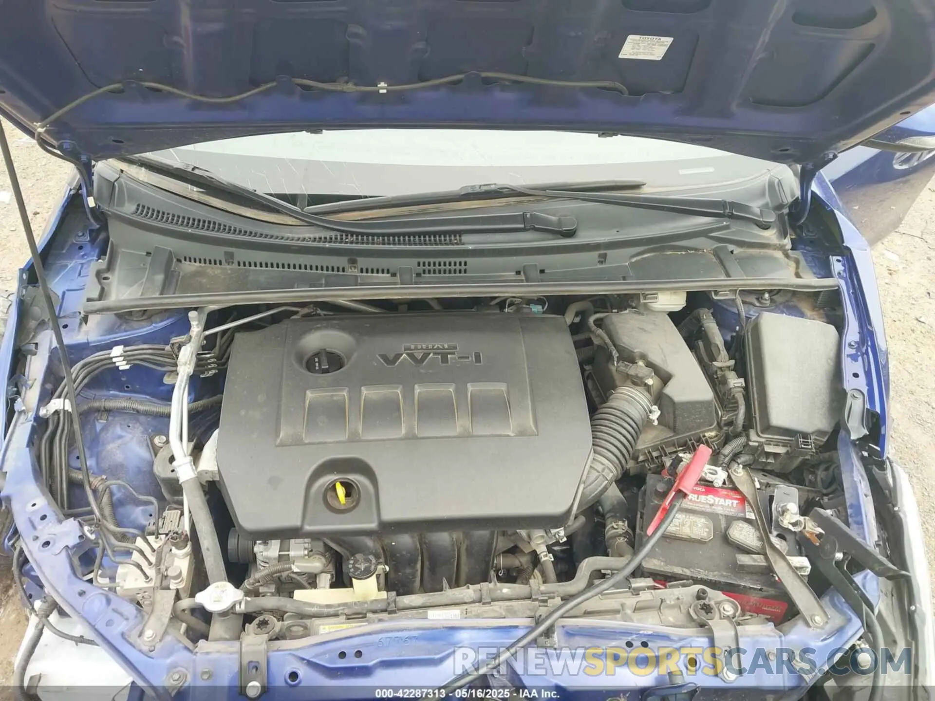 10 Фотография поврежденного автомобиля 2T1BURHE7KC139584 TOYOTA COROLLA 2019