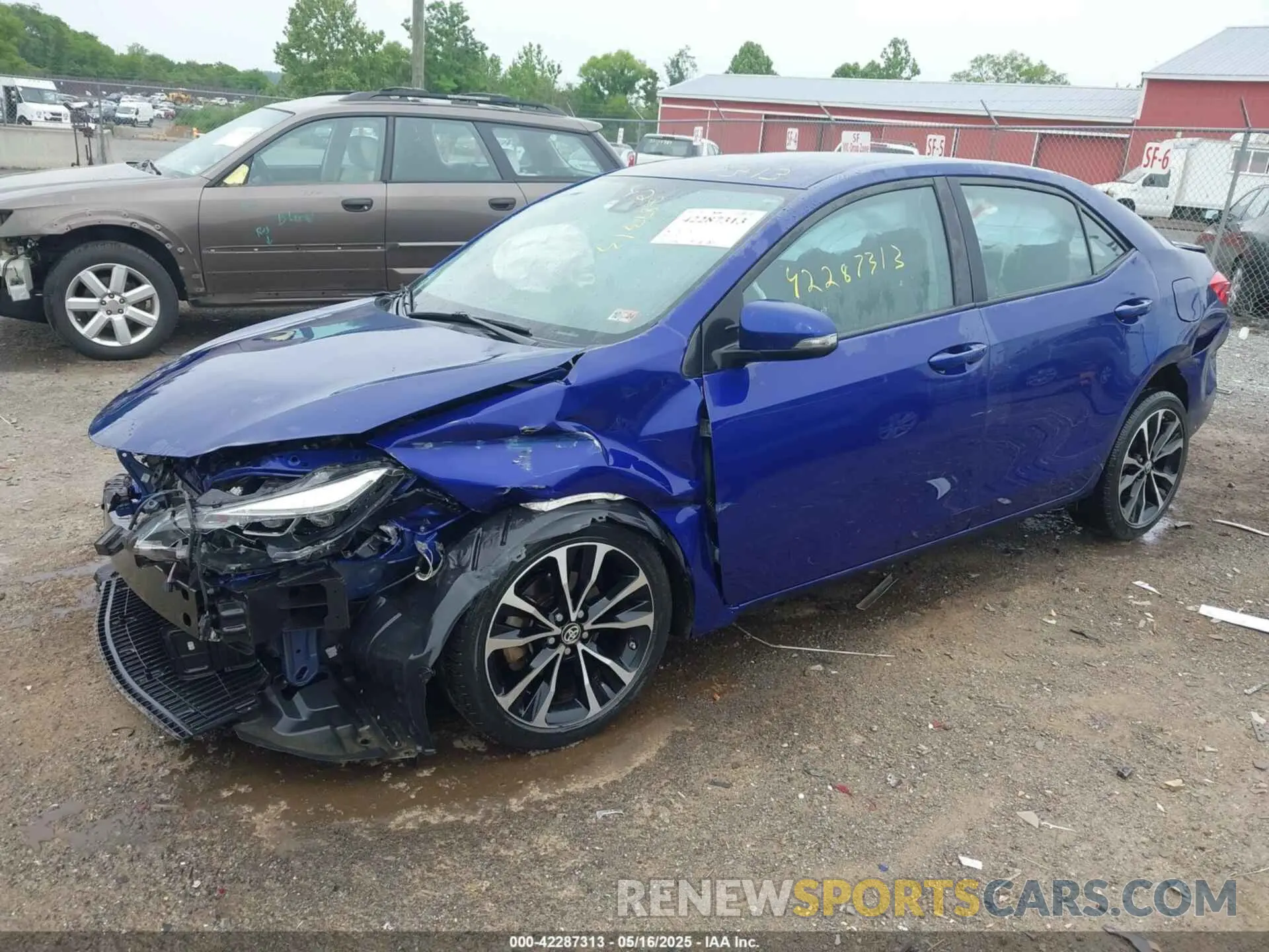 2 Фотография поврежденного автомобиля 2T1BURHE7KC139584 TOYOTA COROLLA 2019