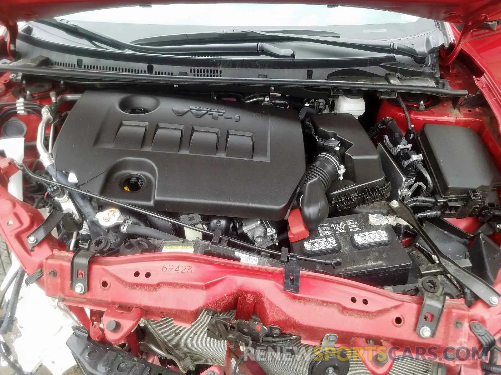7 Фотография поврежденного автомобиля 2T1BURHE7KC141240 TOYOTA COROLLA 2019