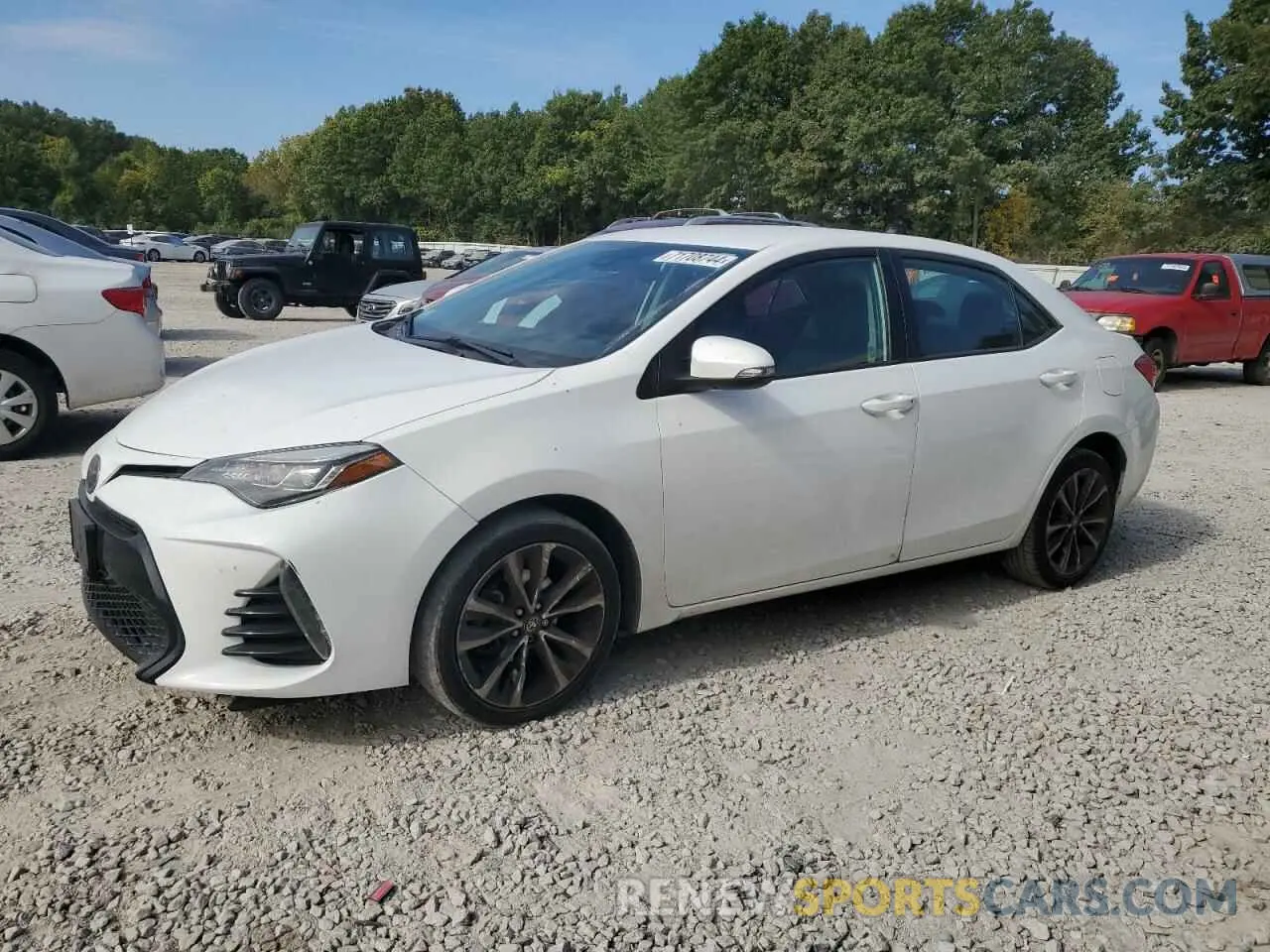 1 Photograph of a damaged car 2T1BURHE7KC157356 TOYOTA COROLLA 2019
