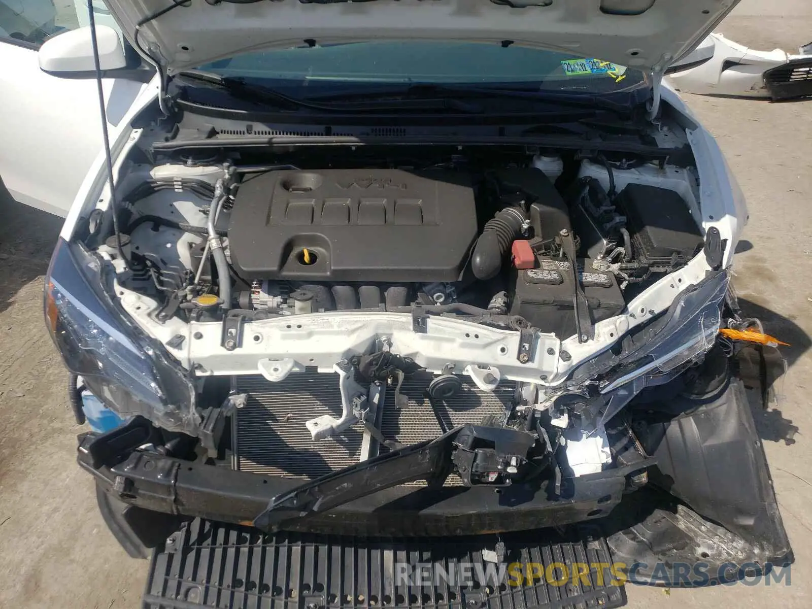 7 Photograph of a damaged car 2T1BURHE7KC160323 TOYOTA COROLLA 2019