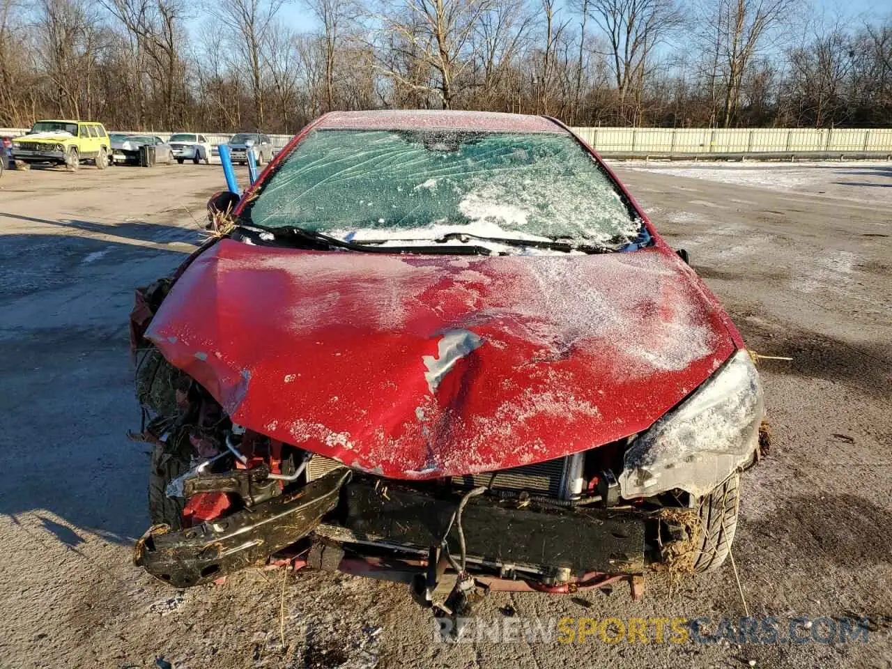 5 Photograph of a damaged car 2T1BURHE7KC166610 TOYOTA COROLLA 2019