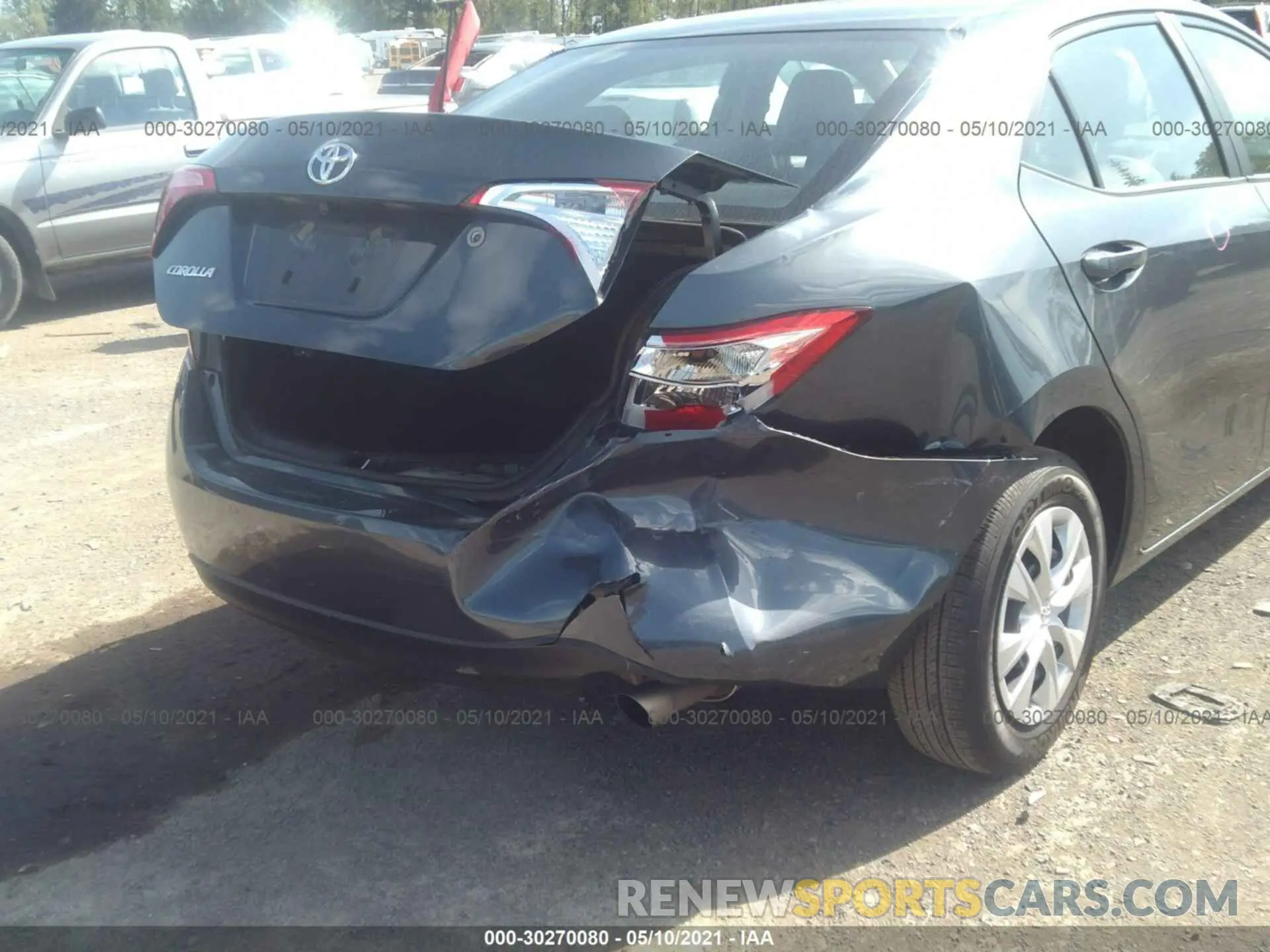 6 Photograph of a damaged car 2T1BURHE7KC173847 TOYOTA COROLLA 2019