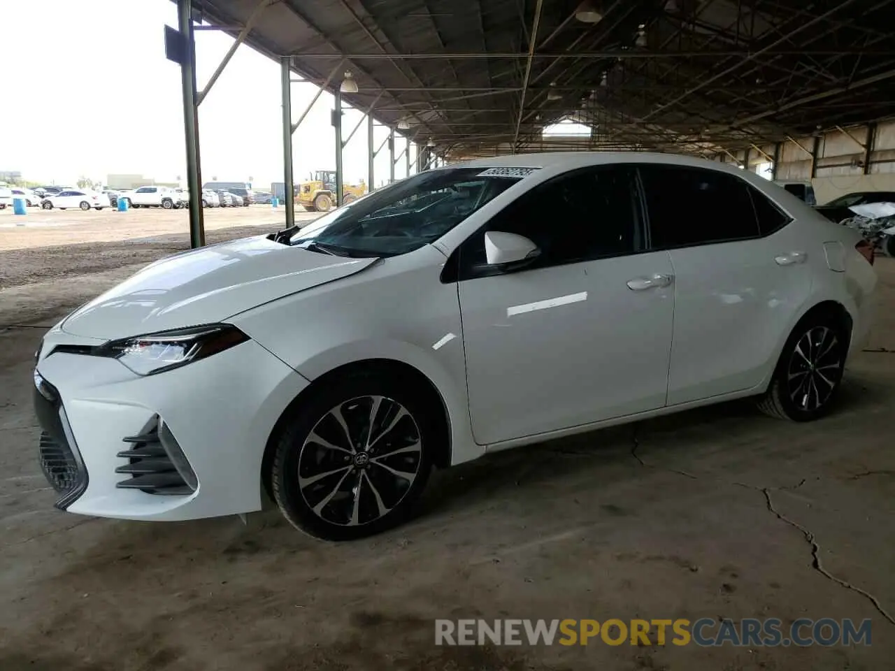 1 Photograph of a damaged car 2T1BURHE7KC188798 TOYOTA COROLLA 2019