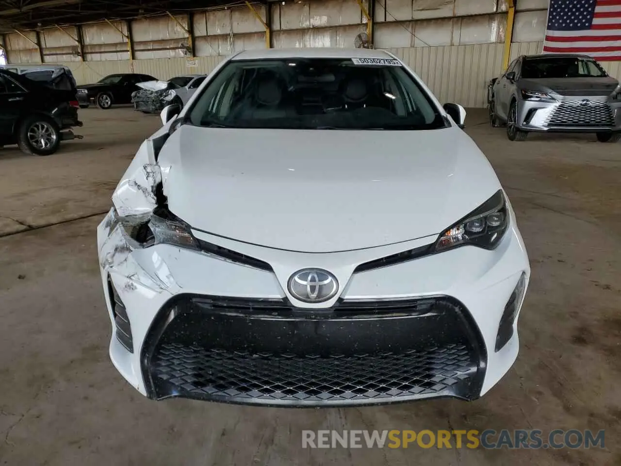 5 Photograph of a damaged car 2T1BURHE7KC188798 TOYOTA COROLLA 2019