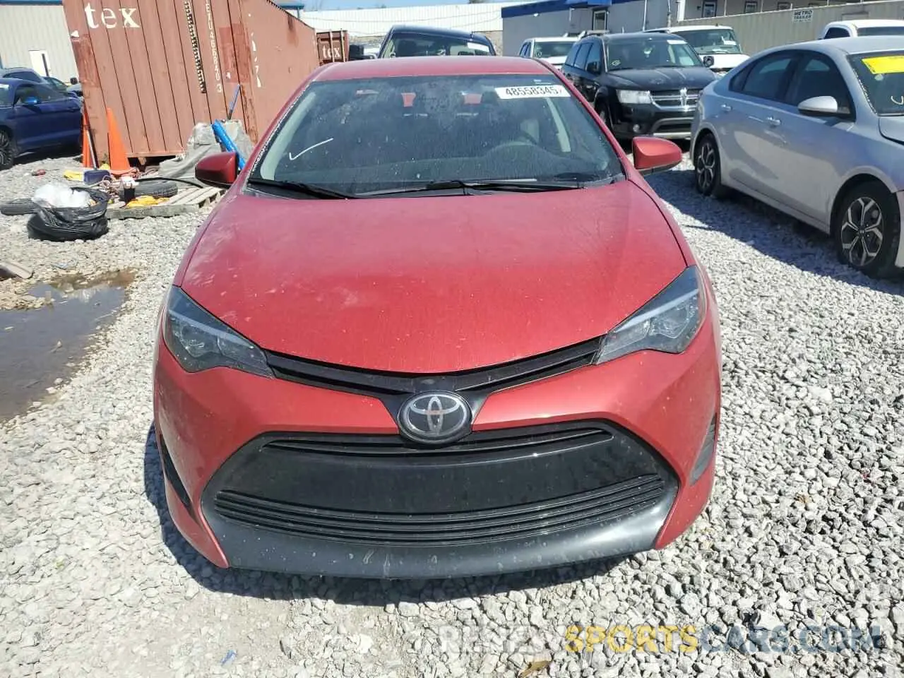 5 Фотография поврежденного автомобиля 2T1BURHE7KC189160 TOYOTA COROLLA 2019