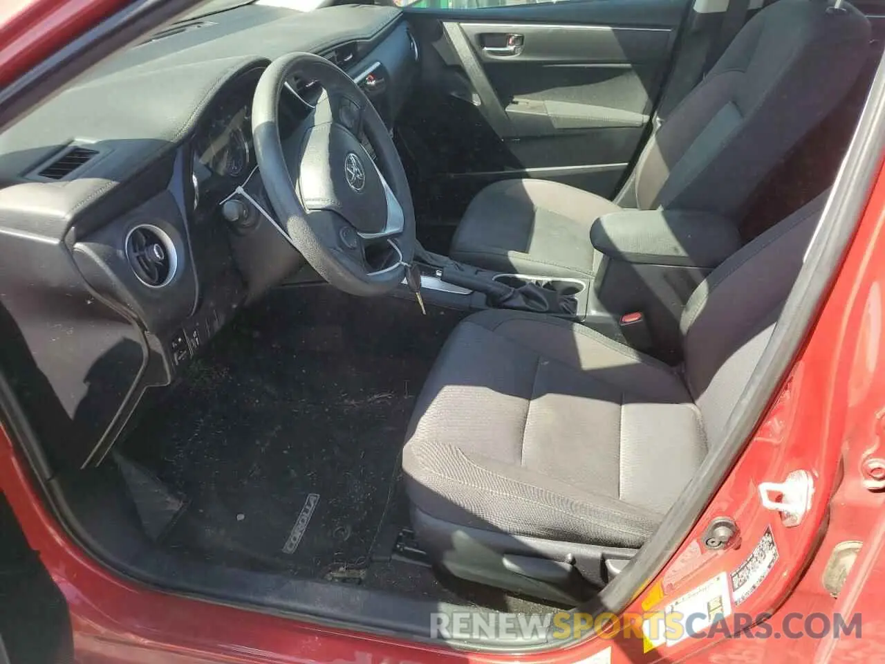 7 Фотография поврежденного автомобиля 2T1BURHE7KC189160 TOYOTA COROLLA 2019