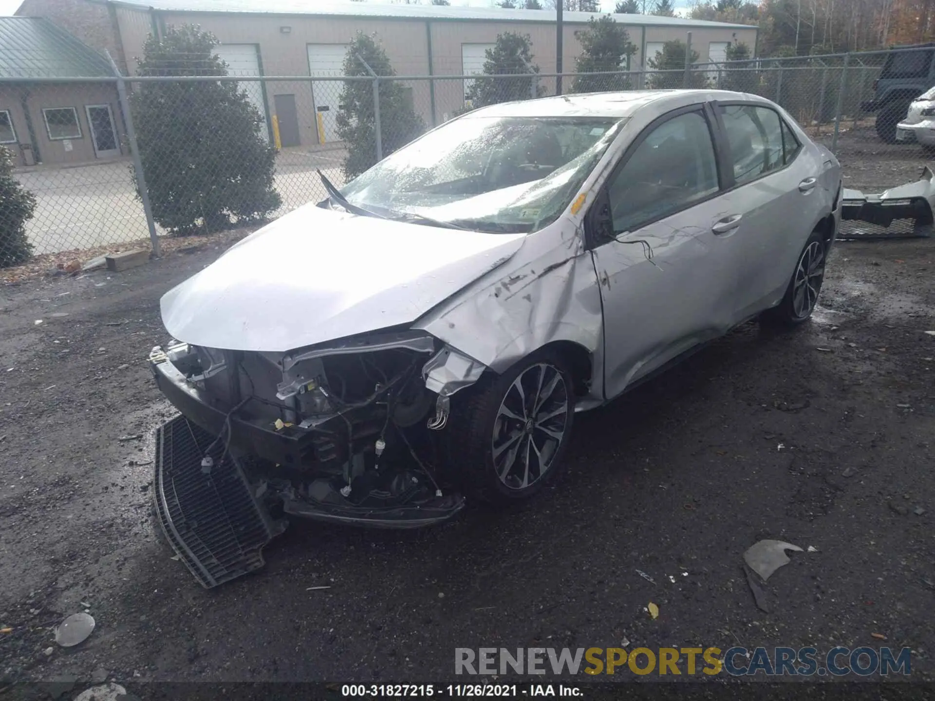 2 Фотография поврежденного автомобиля 2T1BURHE7KC191006 TOYOTA COROLLA 2019