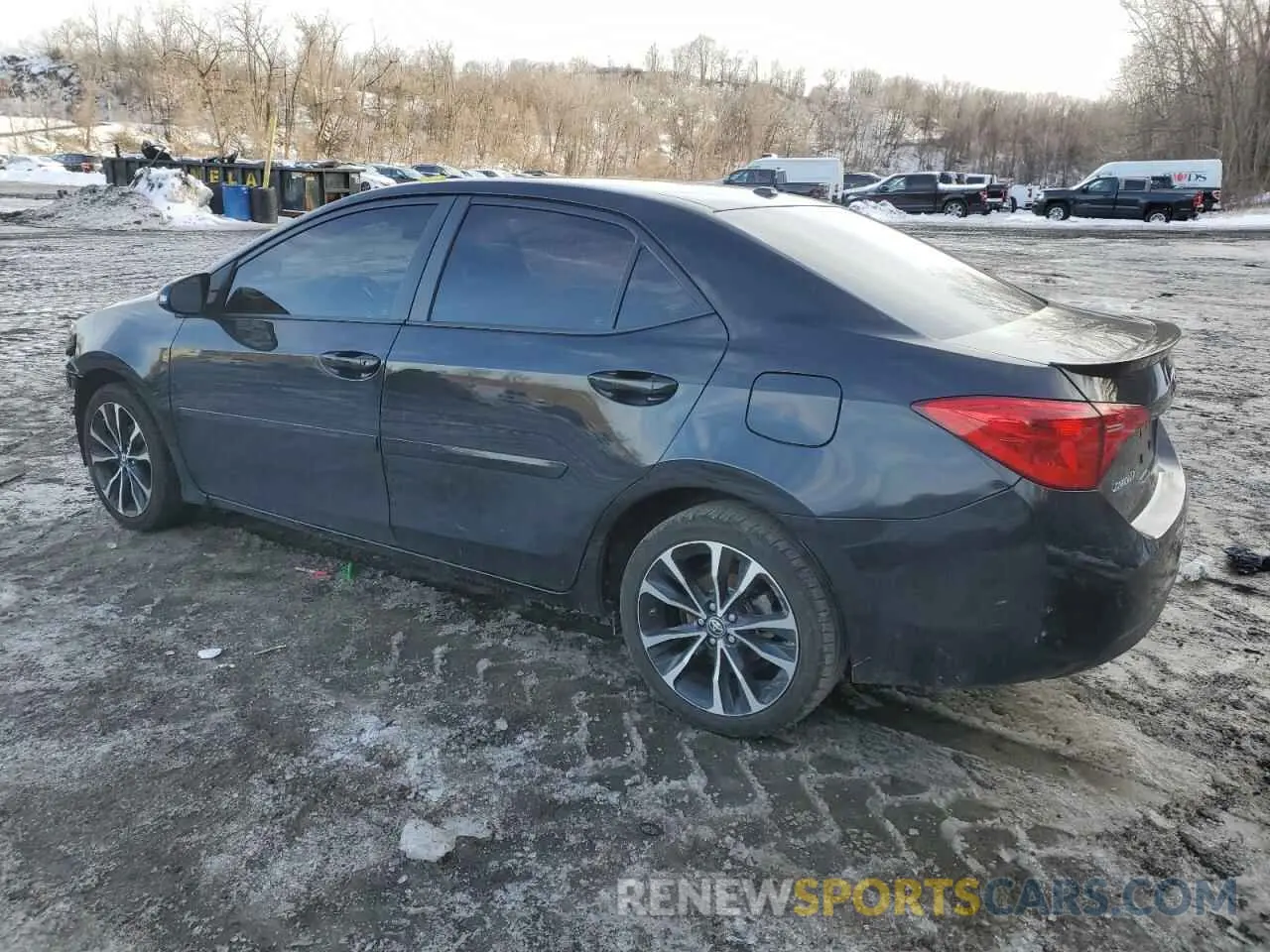 2 Фотография поврежденного автомобиля 2T1BURHE7KC197792 TOYOTA COROLLA 2019