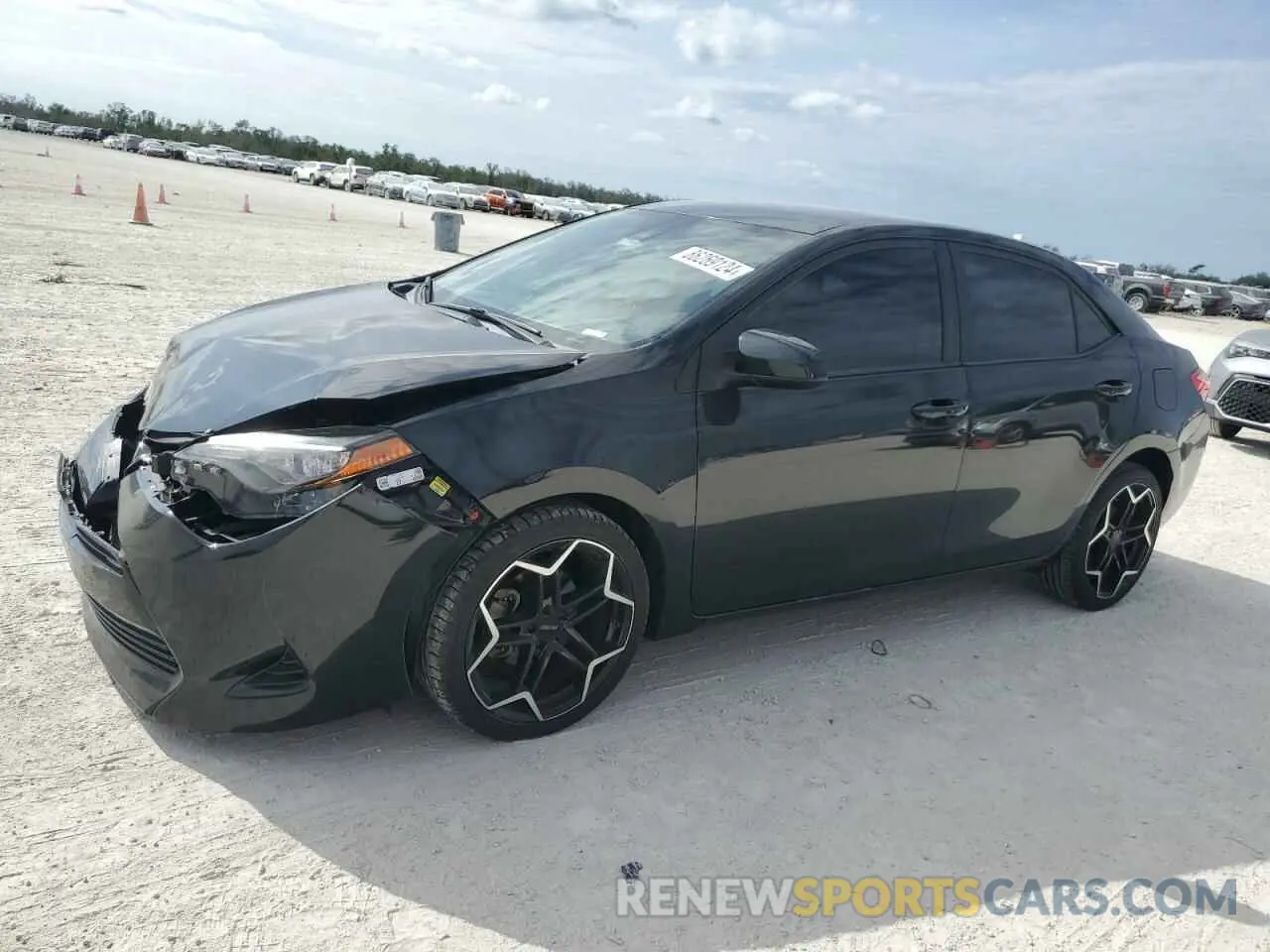 1 Фотография поврежденного автомобиля 2T1BURHE7KC202120 TOYOTA COROLLA 2019
