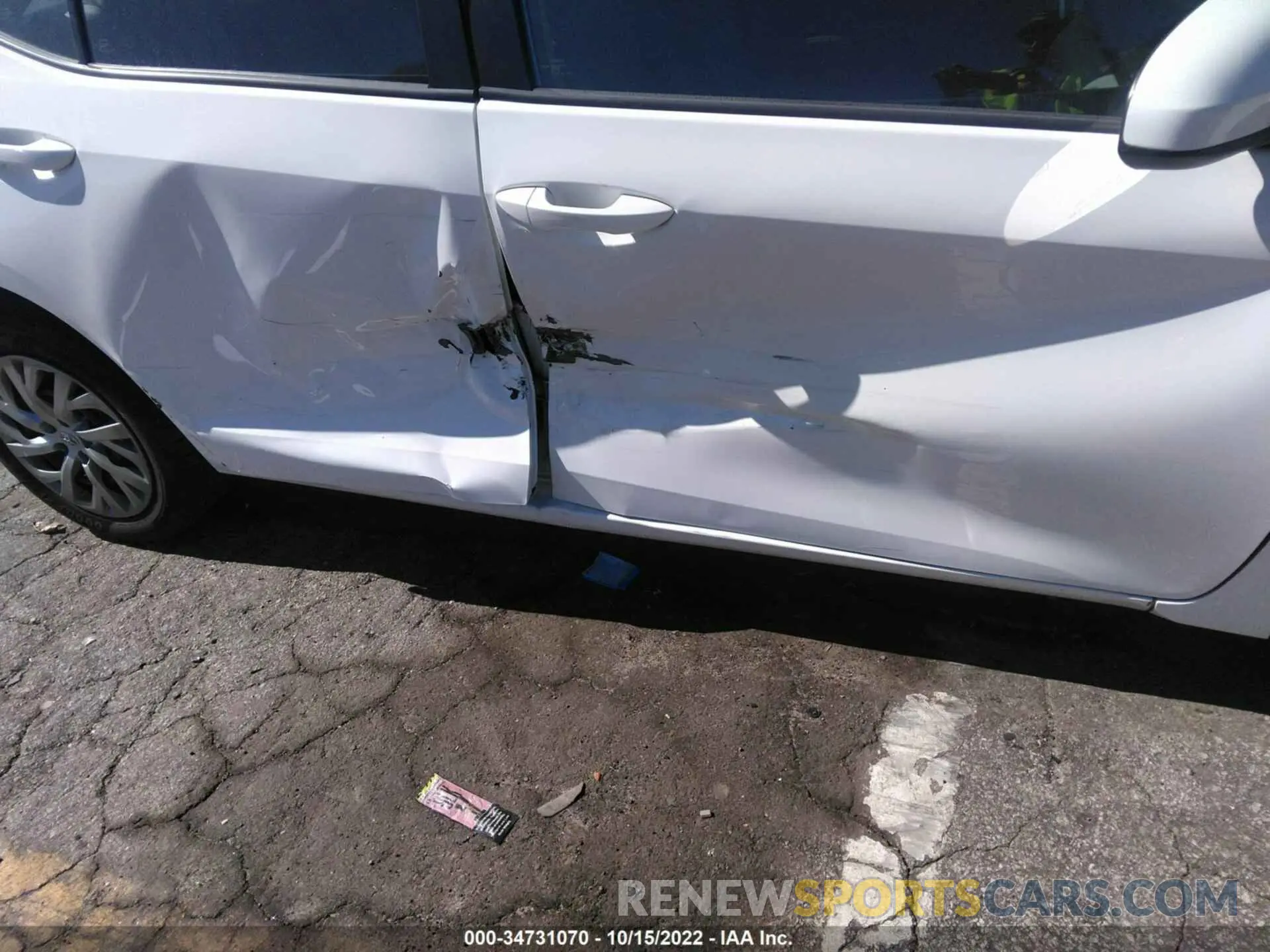 6 Photograph of a damaged car 2T1BURHE7KC204255 TOYOTA COROLLA 2019