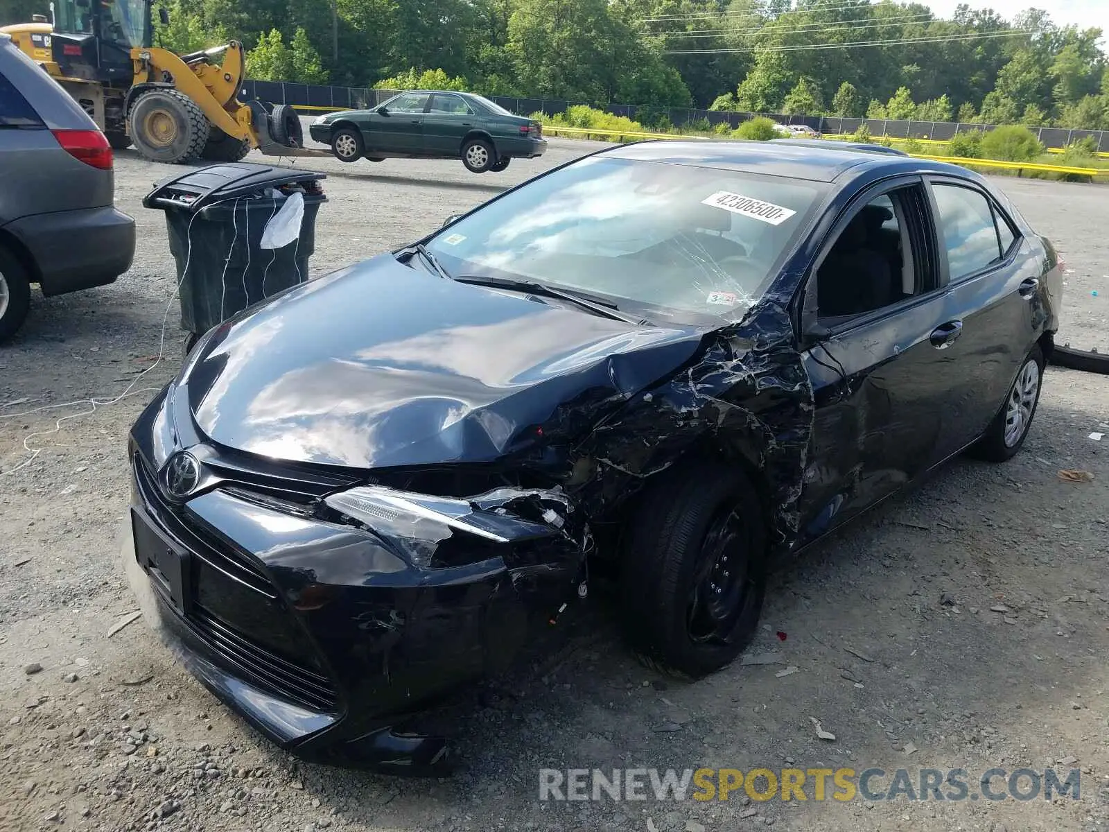 2 Photograph of a damaged car 2T1BURHE7KC208726 TOYOTA COROLLA 2019